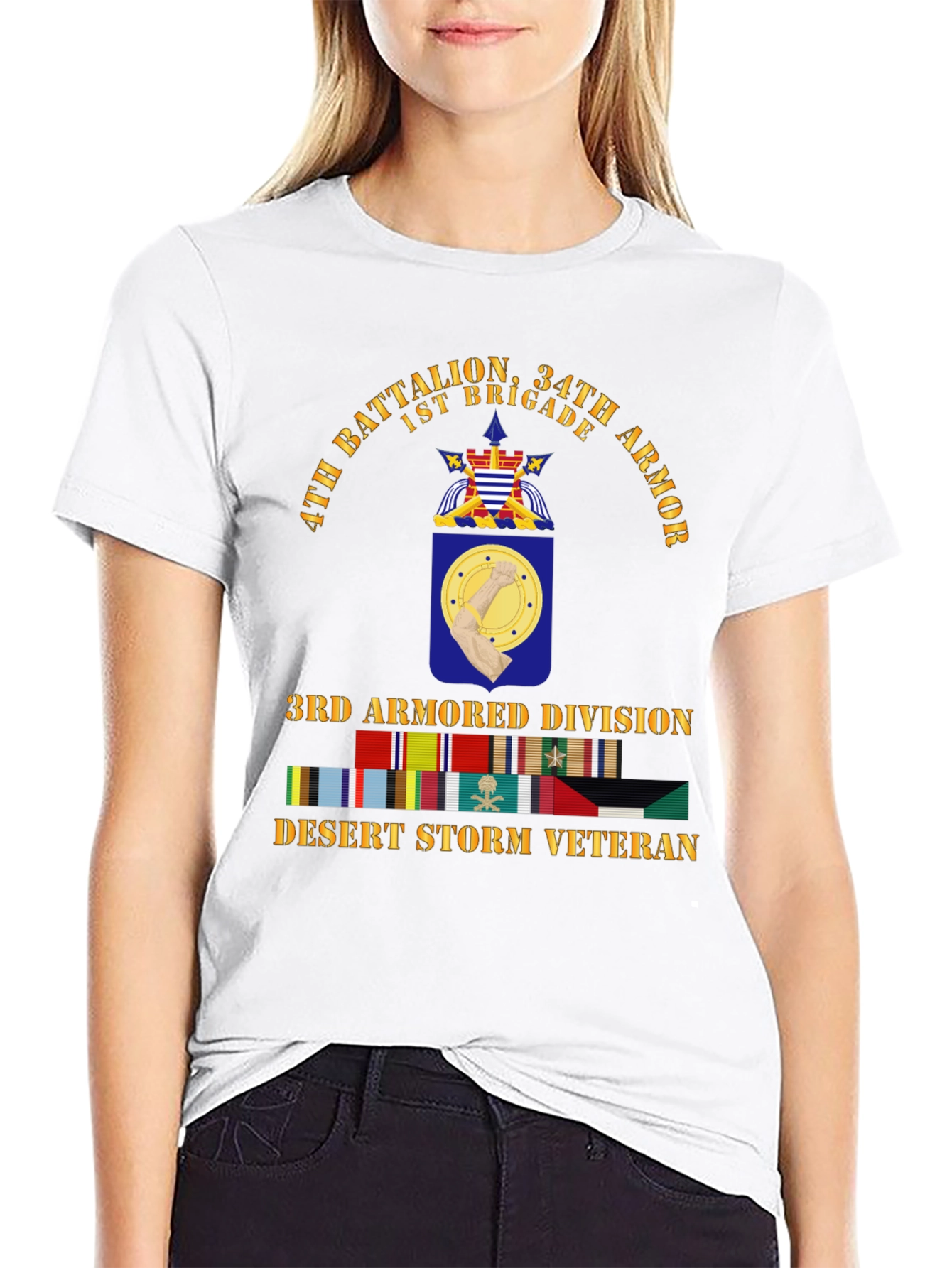 4th Battalion Desert Storm Veteran T-Shirt