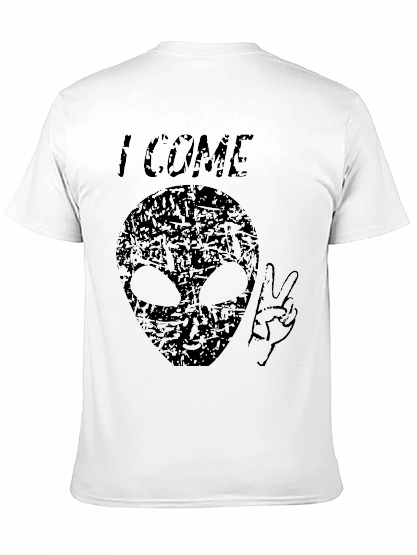 I Come In Peace Alien Graphic T-Shirt