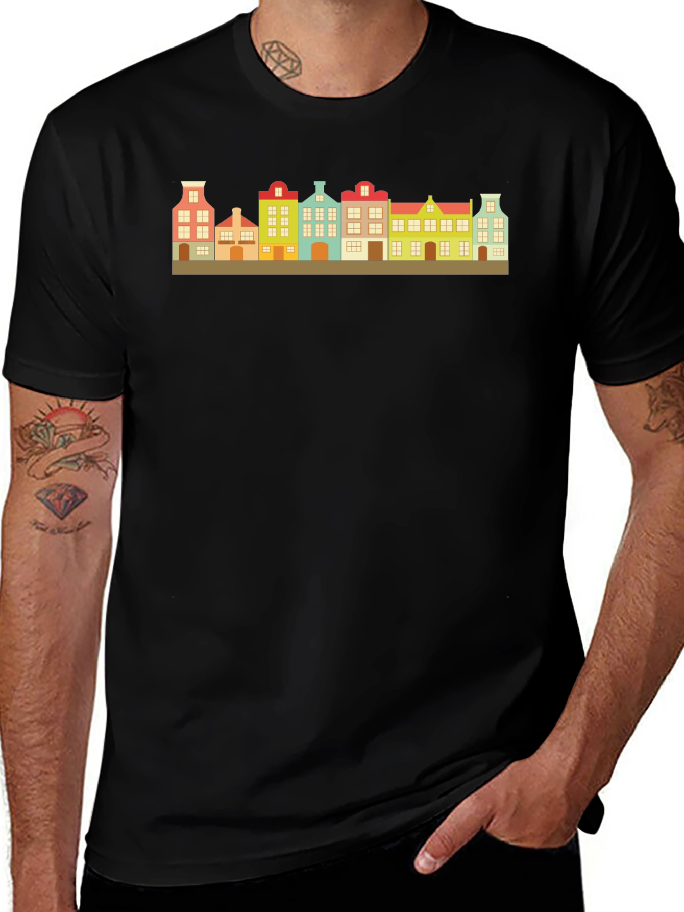 Colorful Townhouse T-Shirt