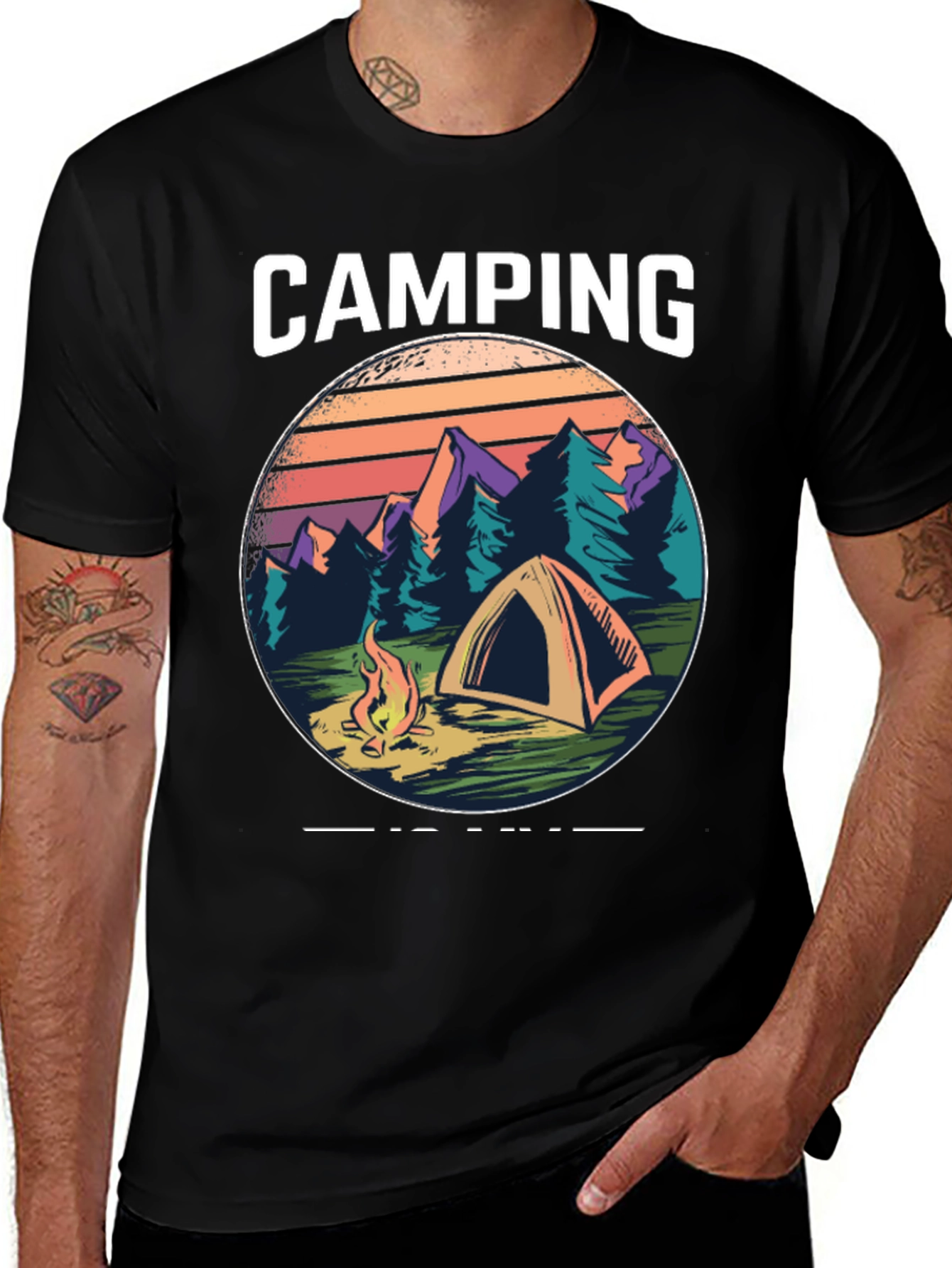 Camping Adventure Graphic Tee