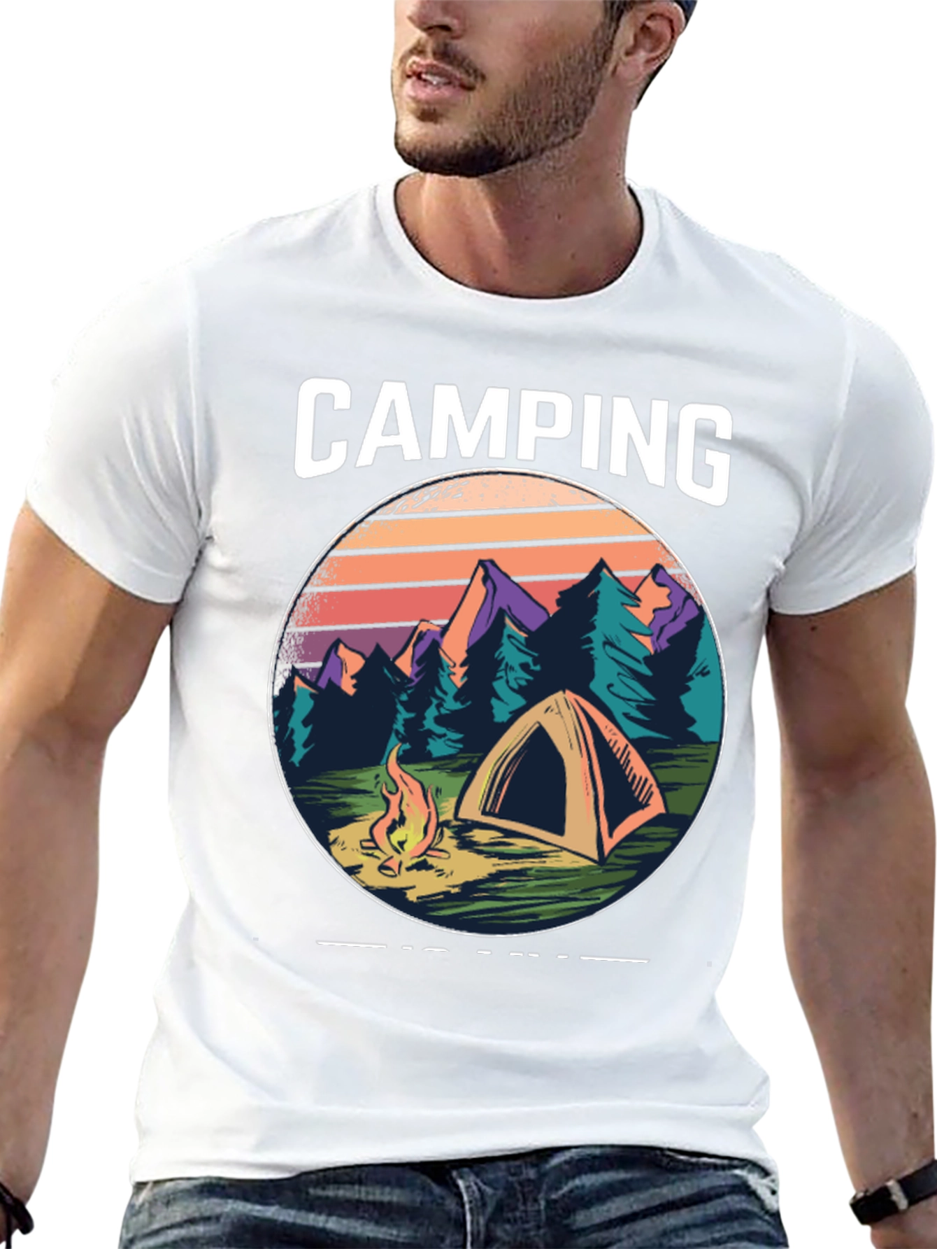 Camping Adventure Graphic Tee