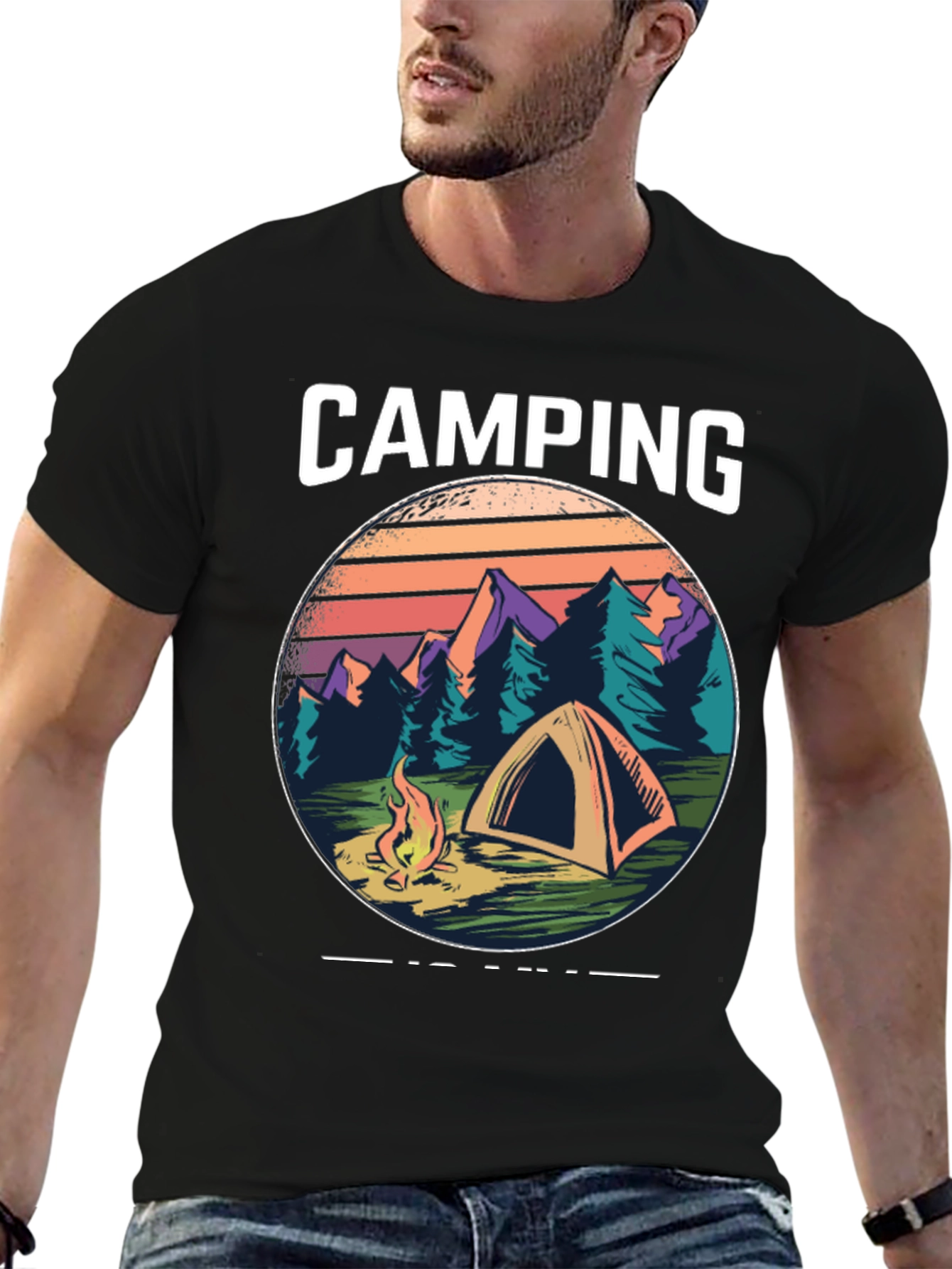 Camping Adventure Graphic Tee