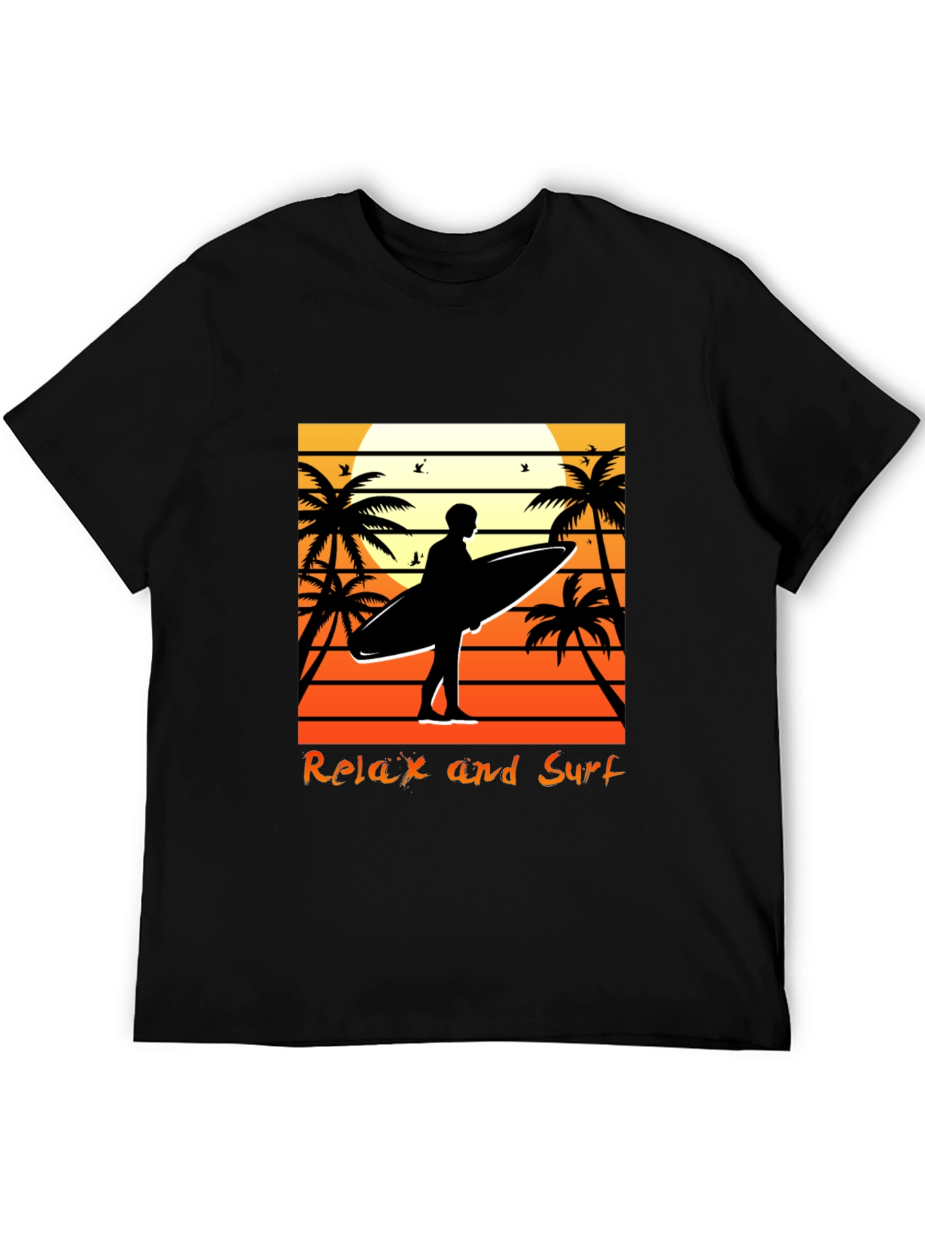 Relax and Surf Graphic Tee