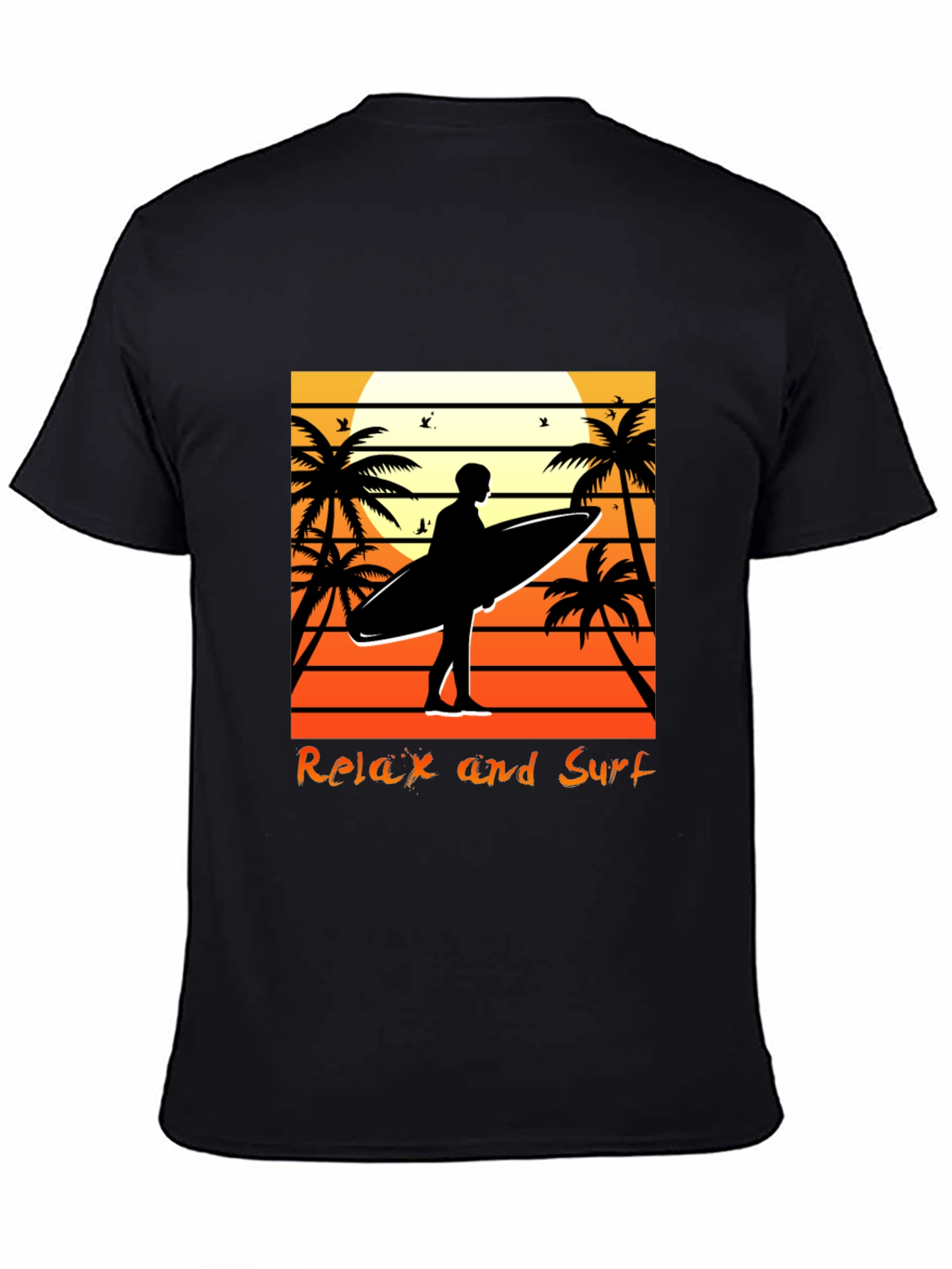 Relax and Surf Graphic Tee
