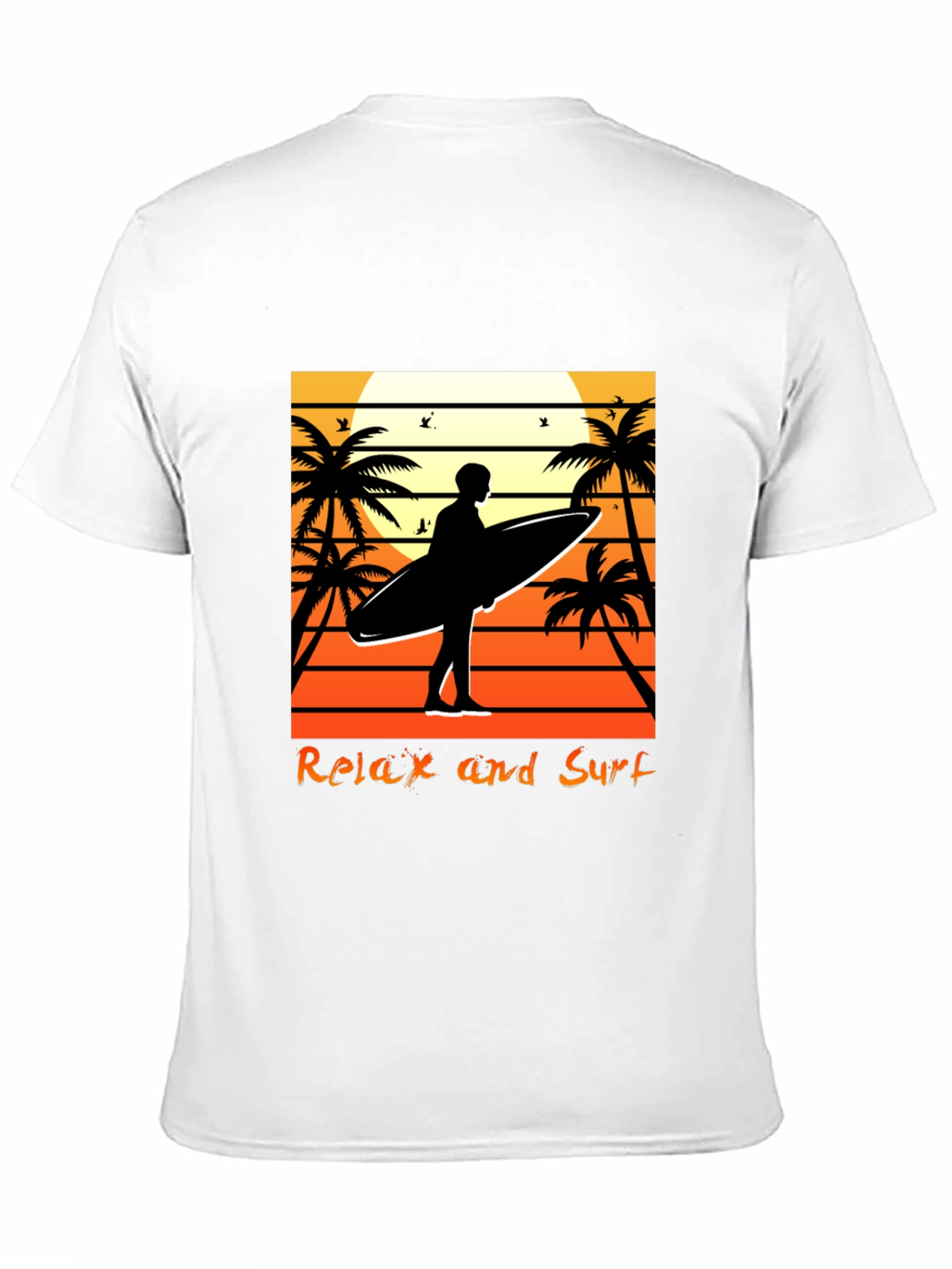 Relax and Surf Graphic Tee