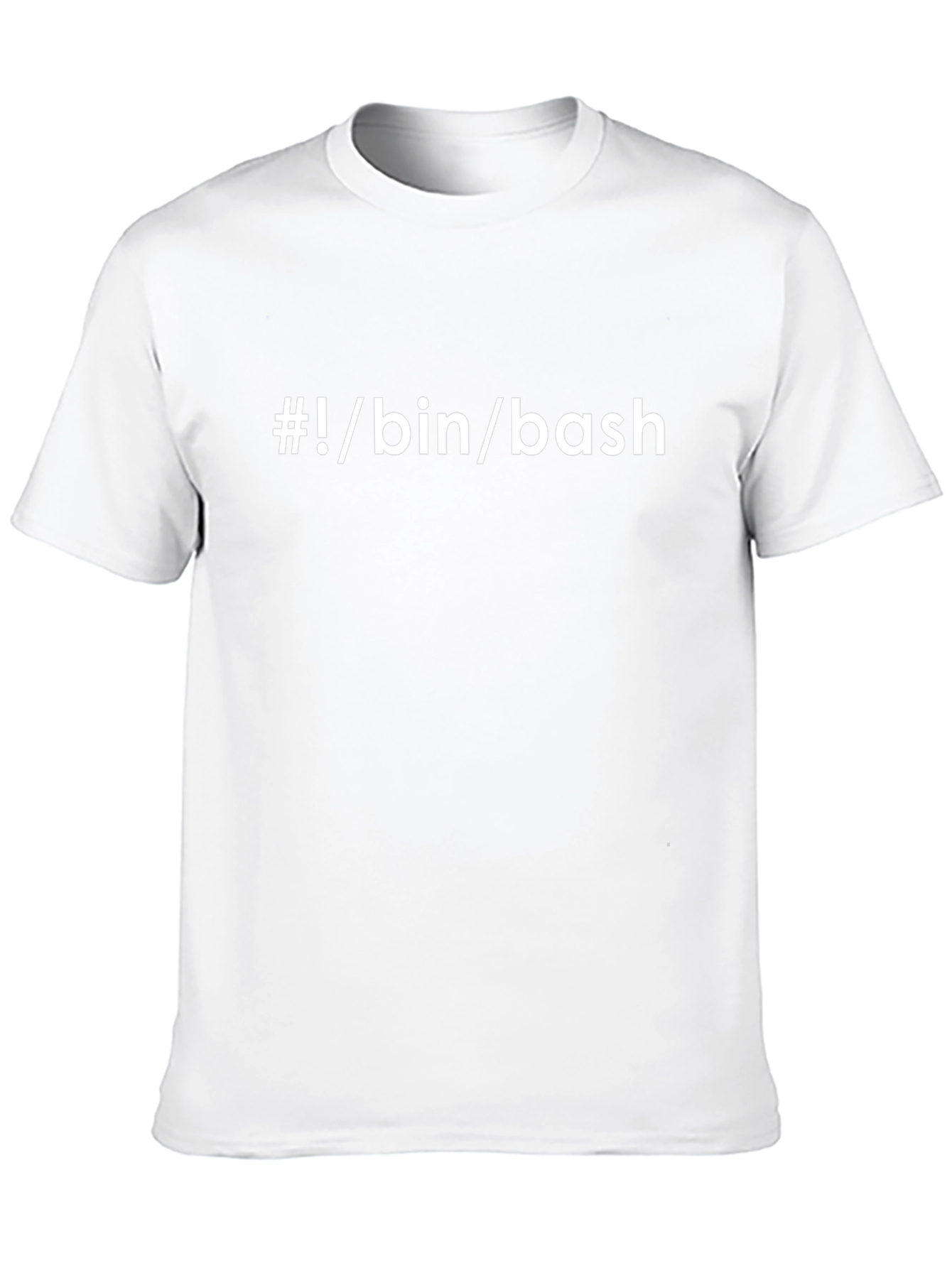 Bash Scripting T-Shirt - Black Cotton Tee