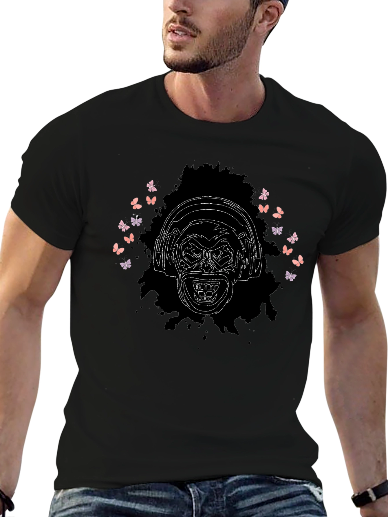 Monkey DJ Graphic T-Shirt - Cool & Edgy