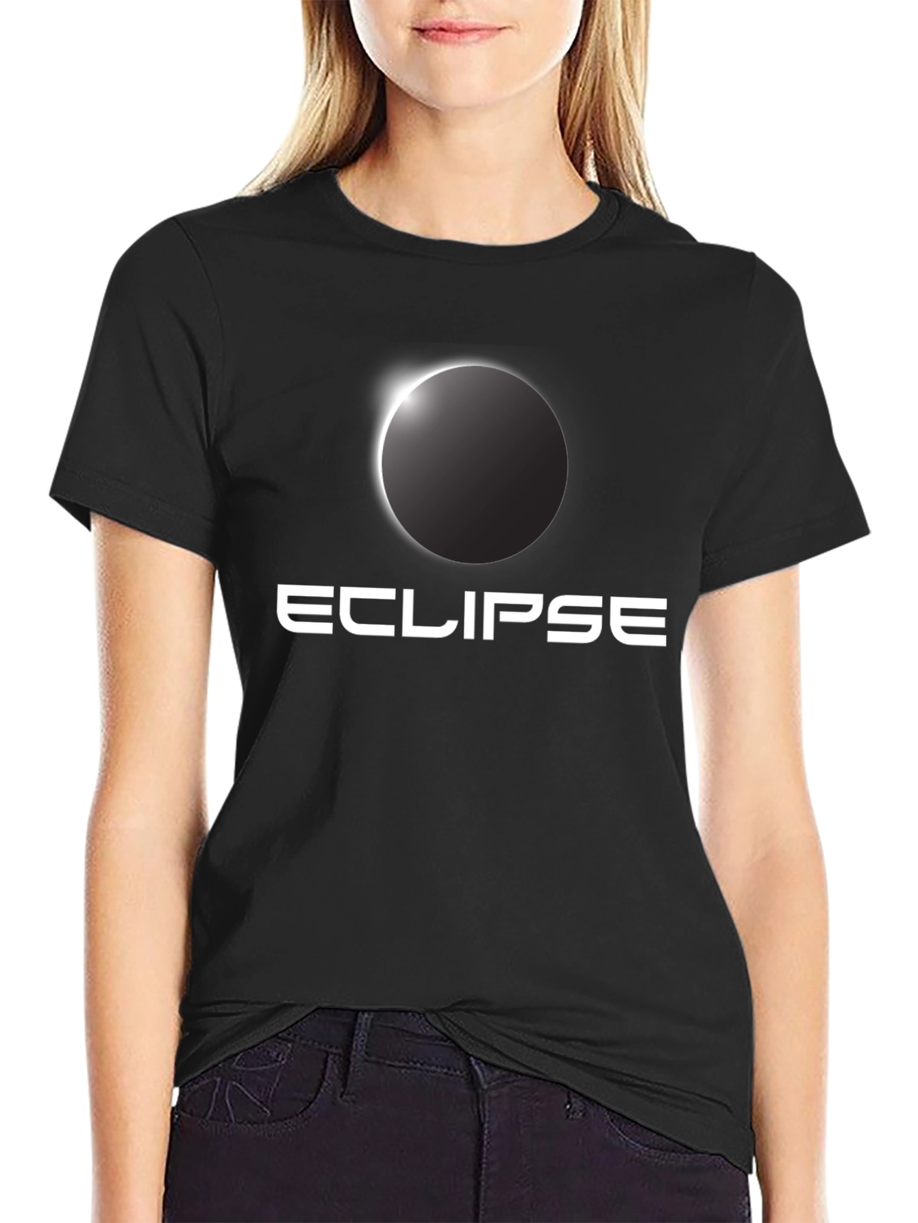 Eclipse Graphic Tee - Dark Mode Cool