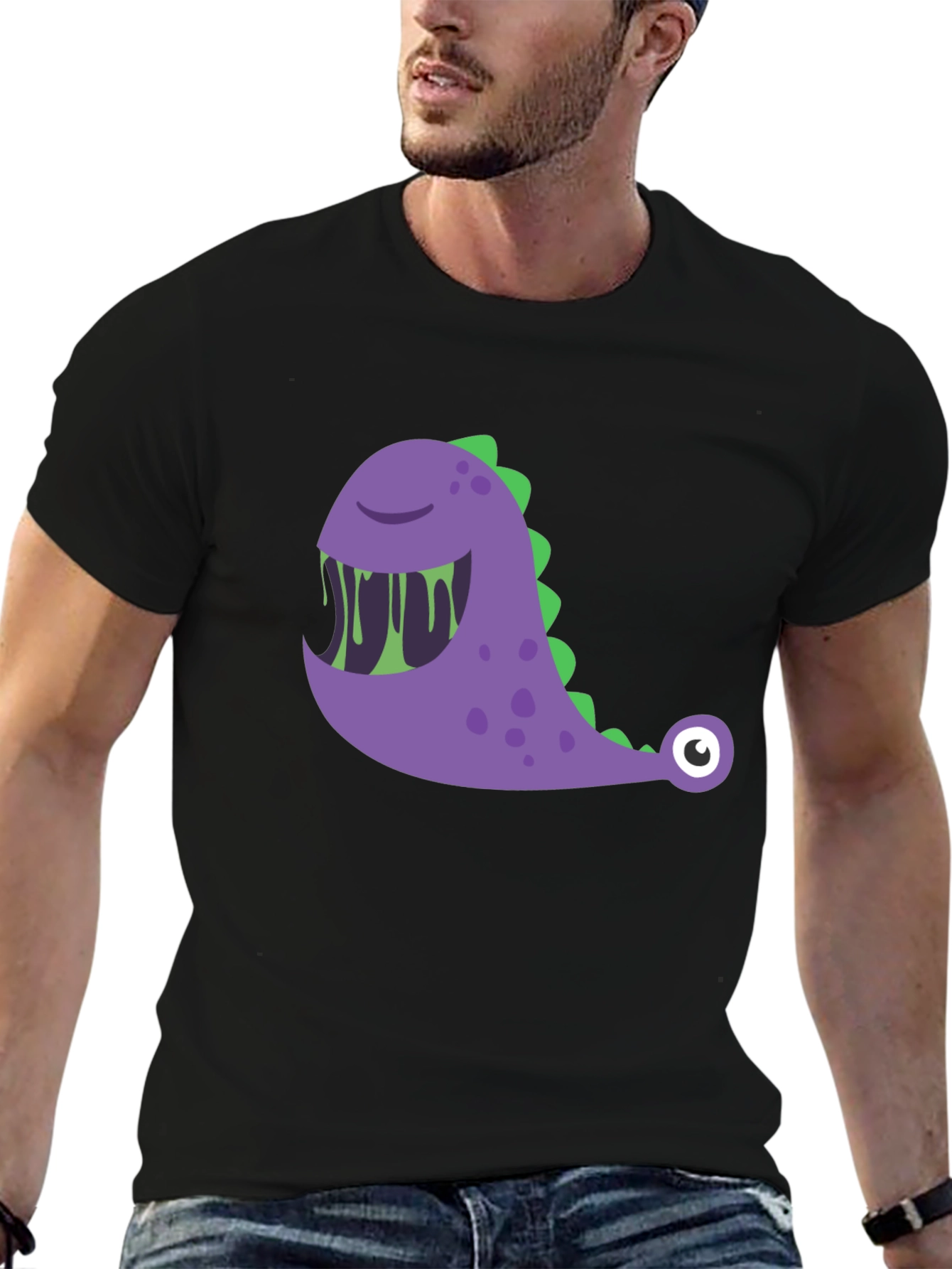 Monster Graphic Tee - Funny Cartoon Design