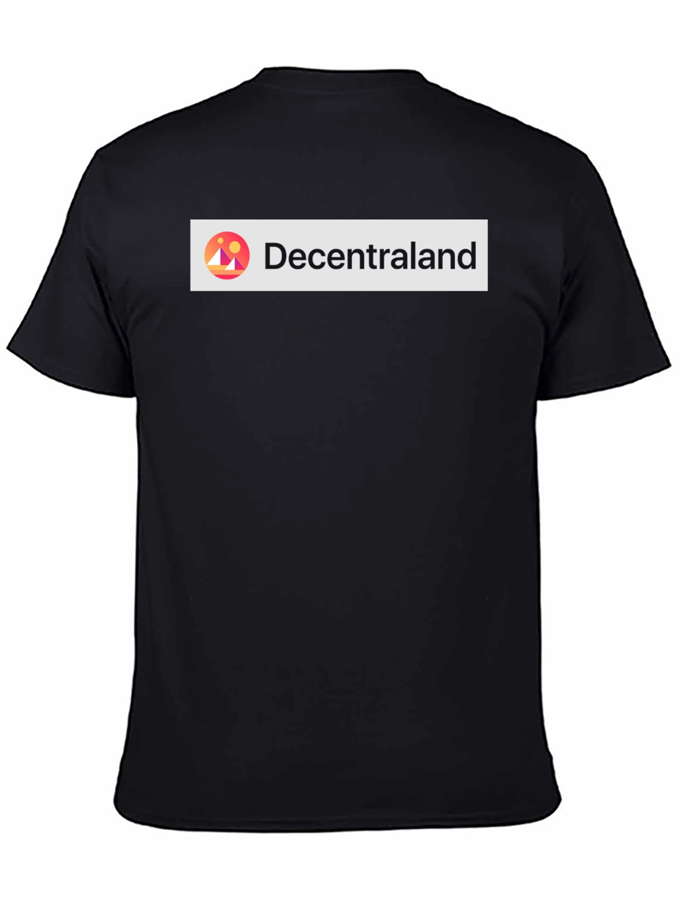 Decentraland Black Graphic Tee - Metaverse Ready