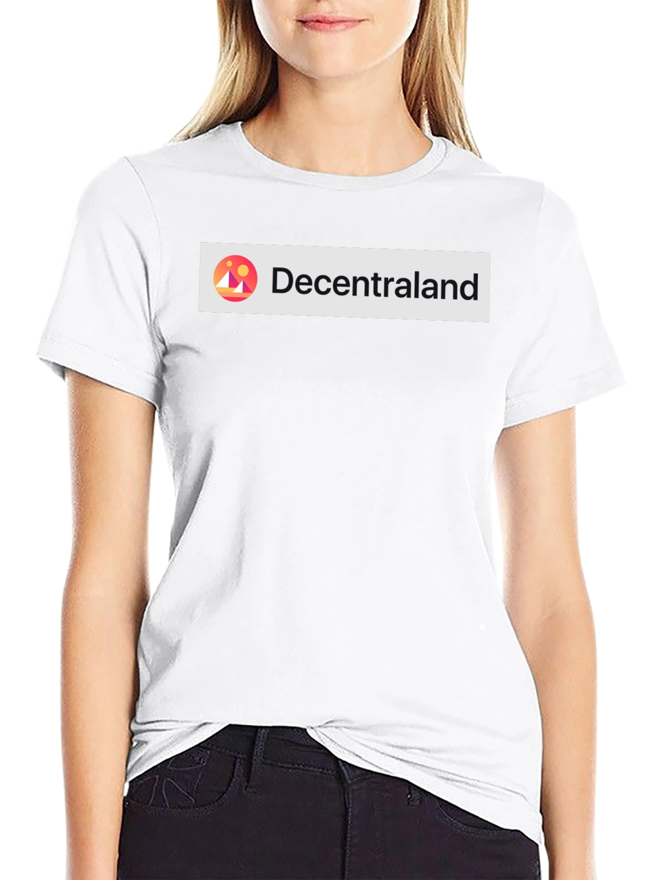 Decentraland Black Graphic Tee - Metaverse Ready