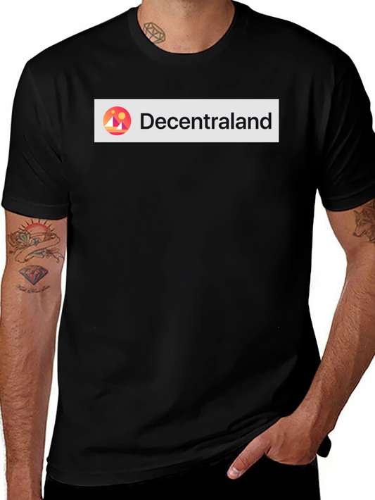 Decentraland Black Graphic Tee - Metaverse Ready