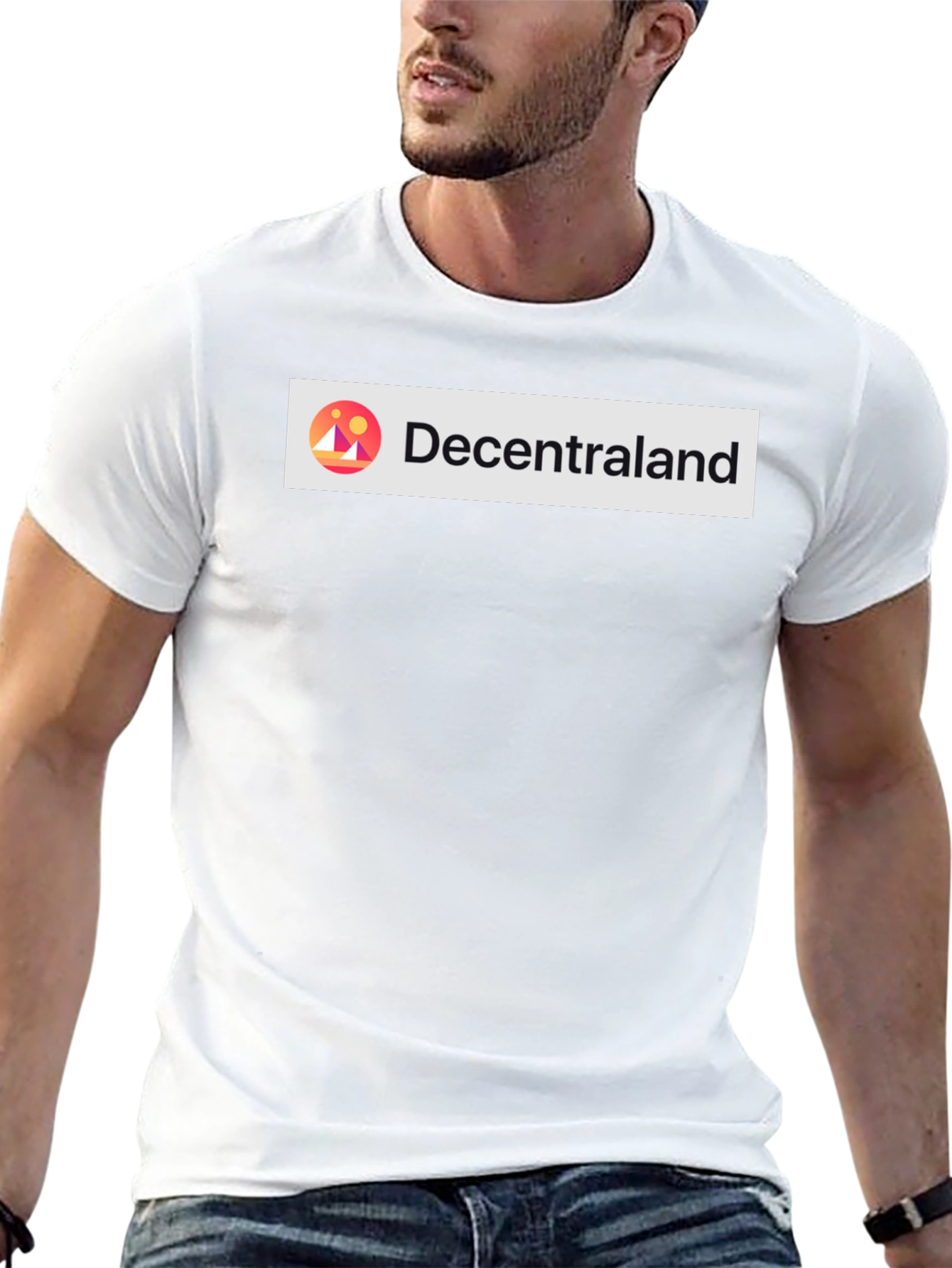Decentraland Black Graphic Tee - Metaverse Ready