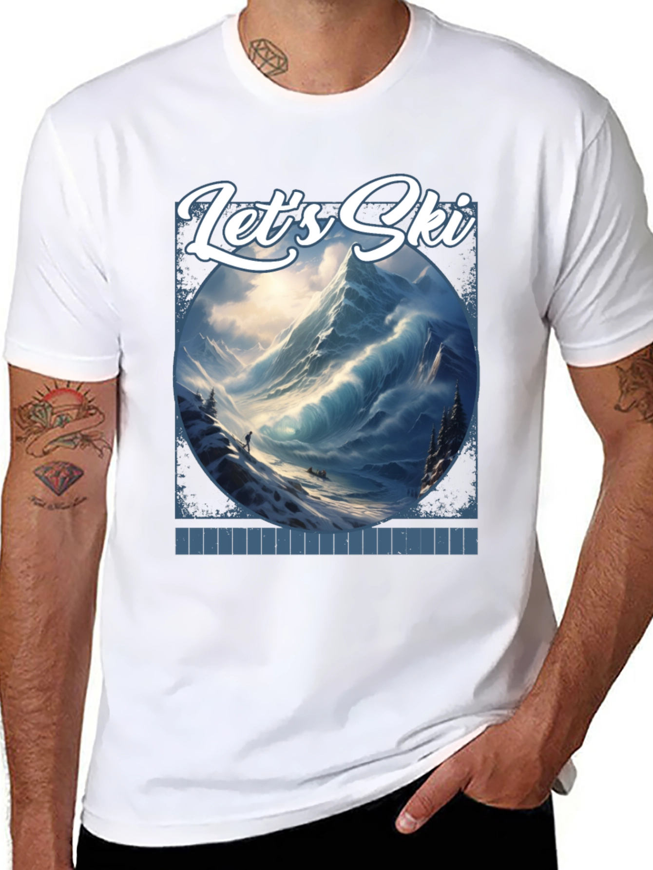Lets Ski Graphic T-Shirt