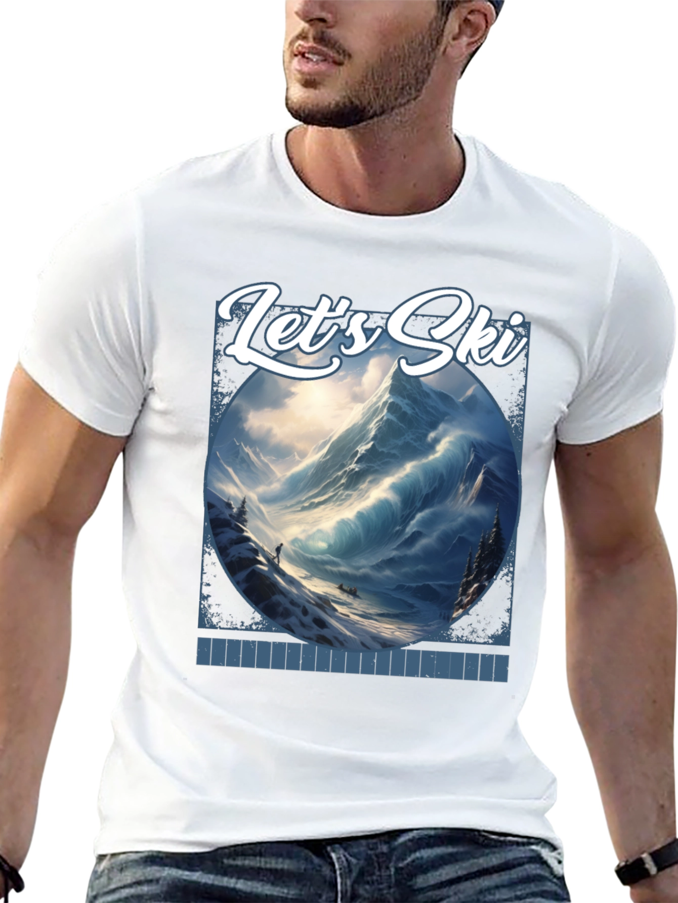 Lets Ski Graphic T-Shirt