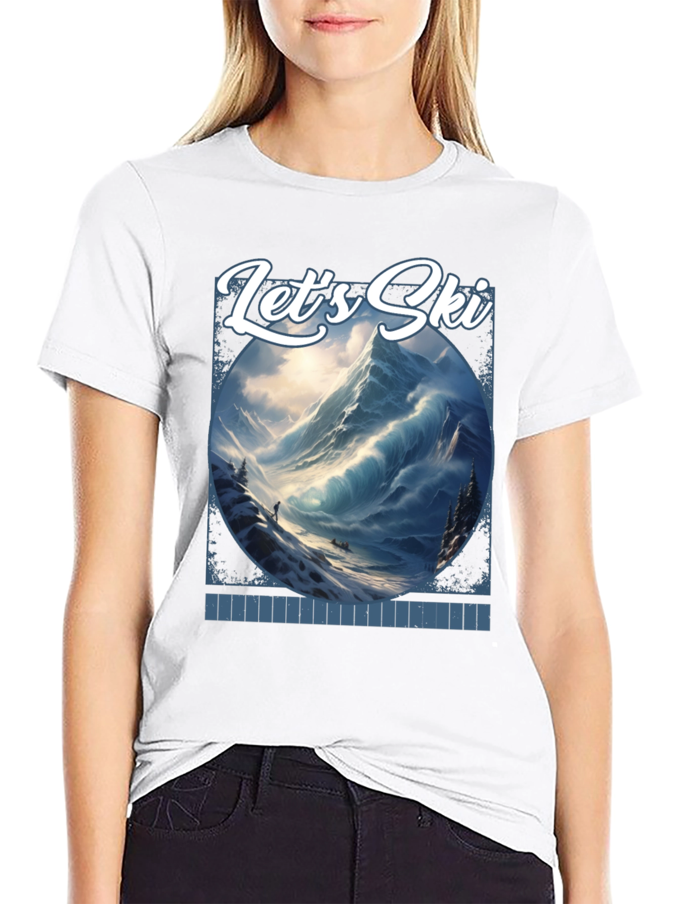 Lets Ski Graphic T-Shirt