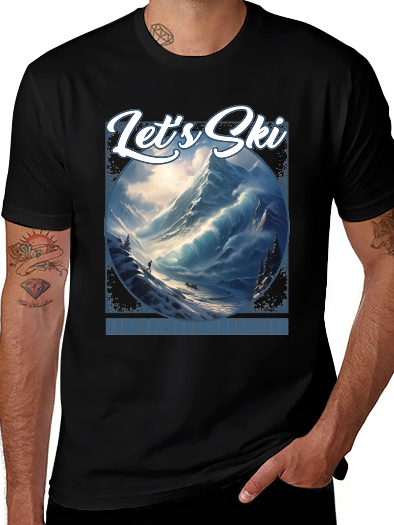 Lets Ski Graphic T-Shirt