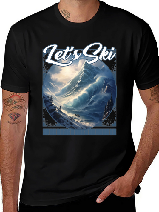 Lets Ski Graphic T-Shirt