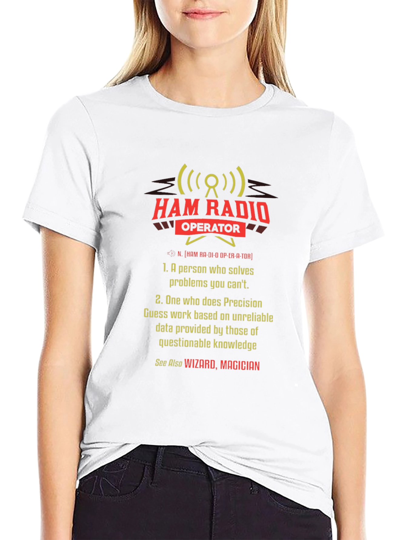 Ham Radio Operator T-Shirt - Wizard Magician Definition