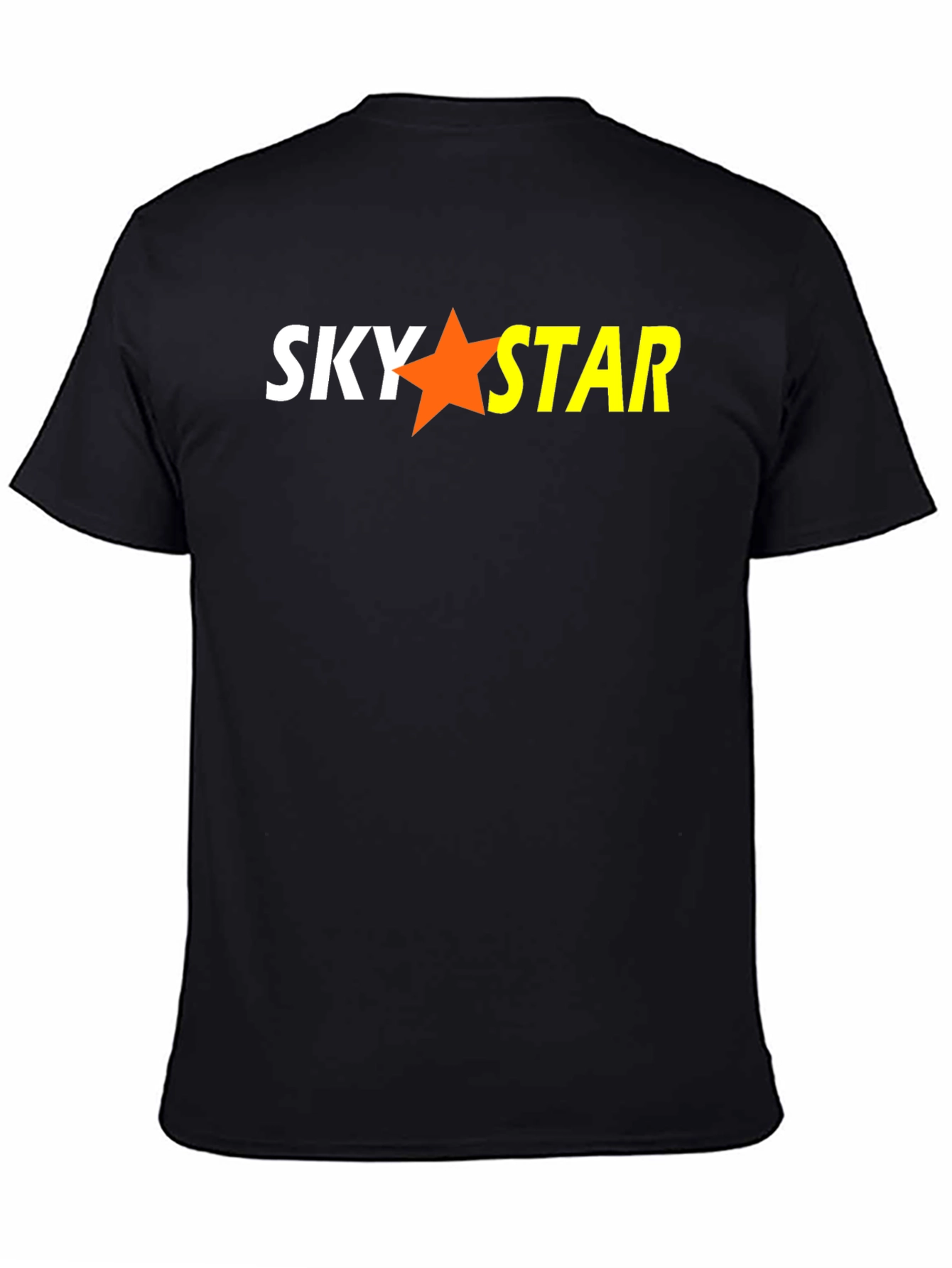 Sky Star Graphic Black T-Shirt