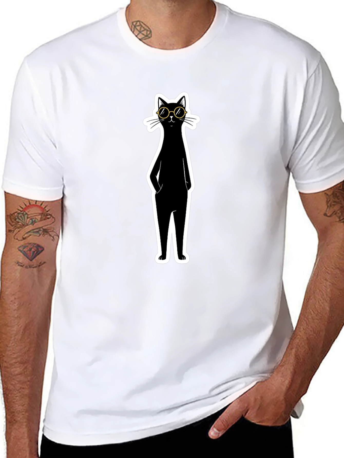 Cool Cat Black T-Shirt