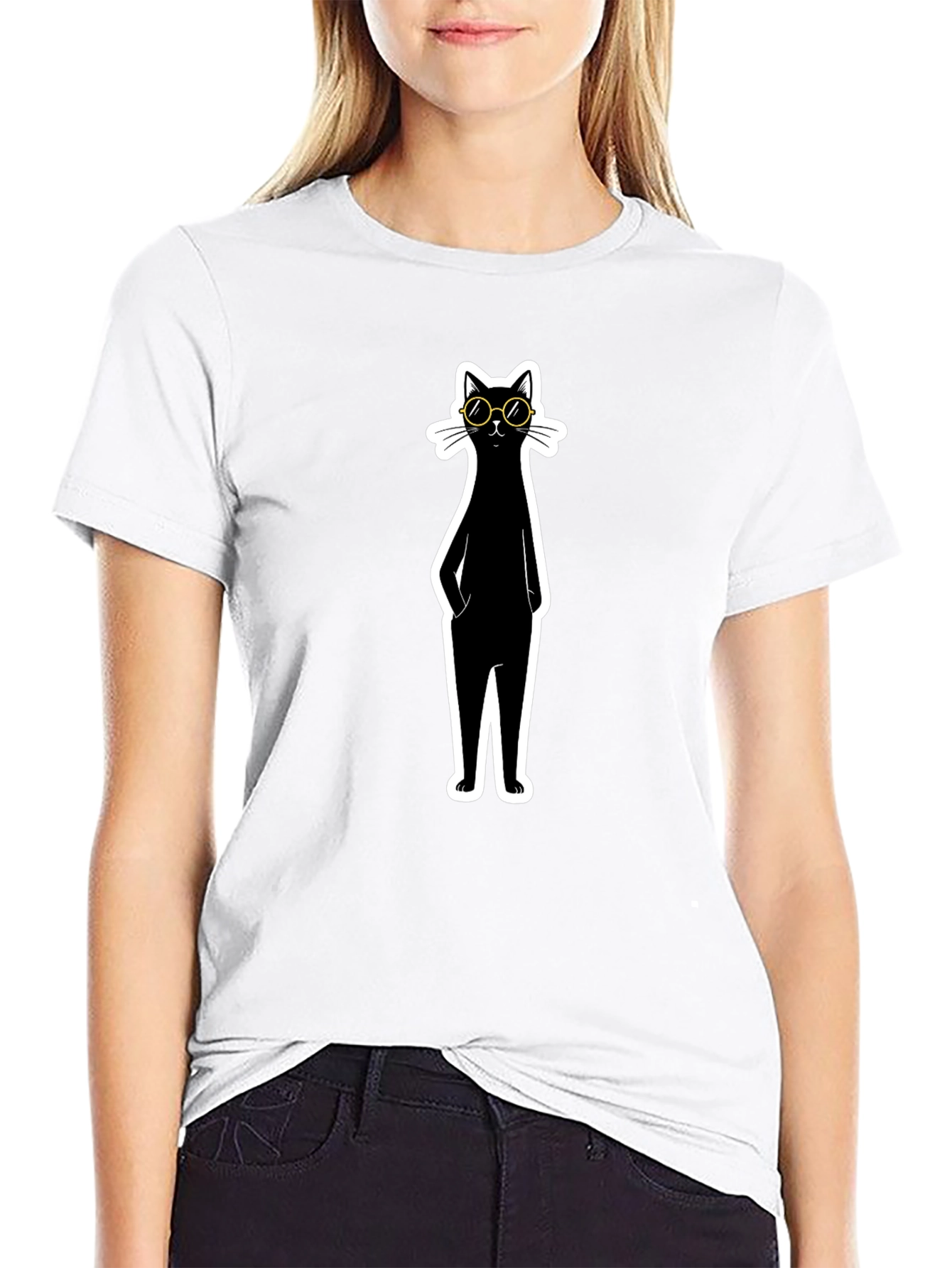 Cool Cat Black T-Shirt