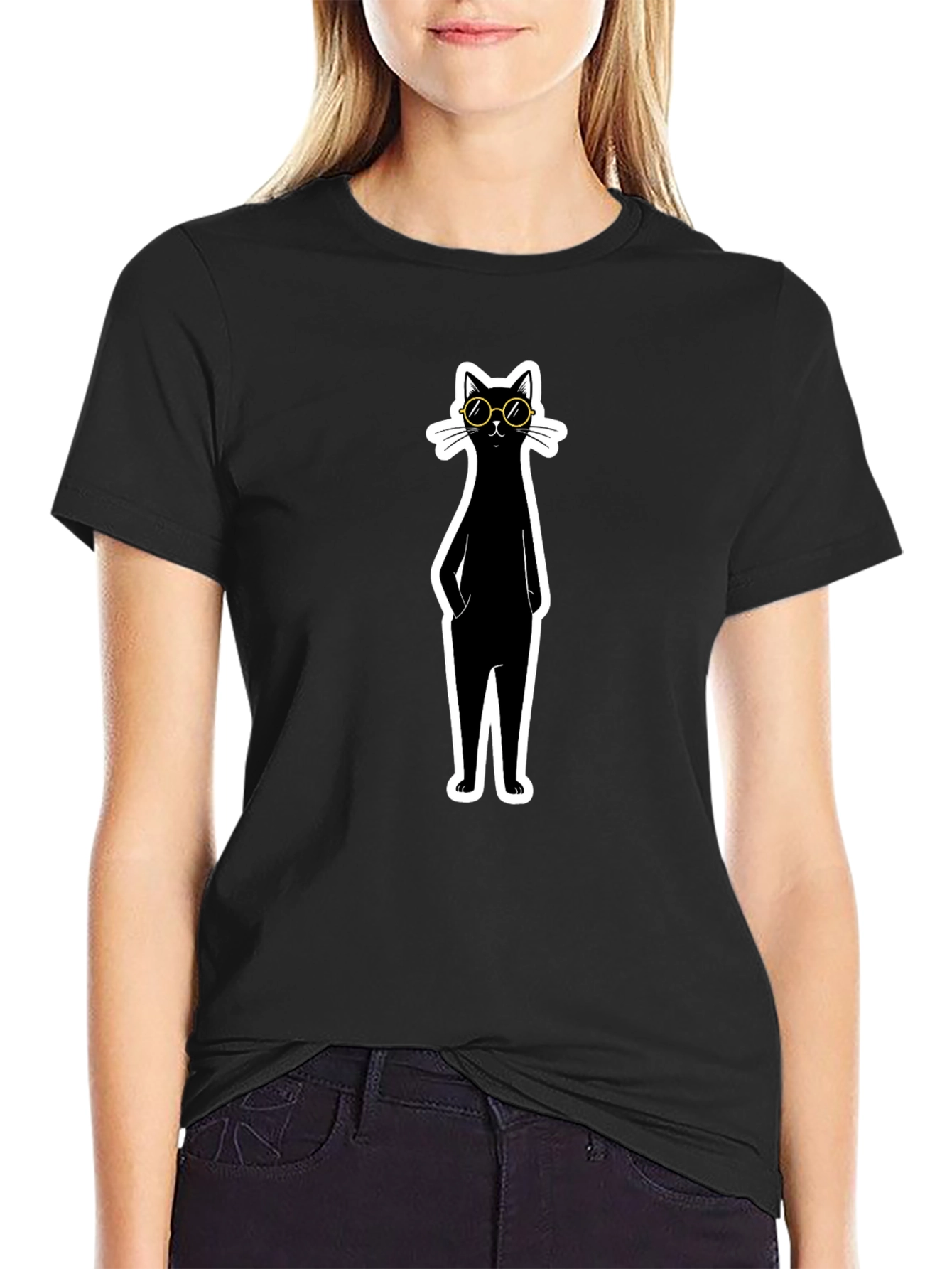 Cool Cat Black T-Shirt