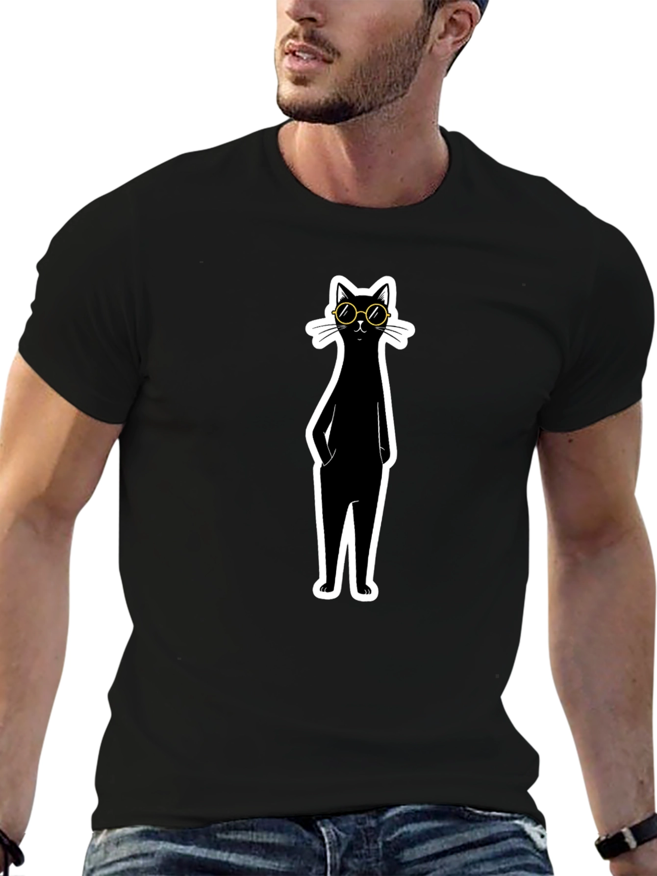 Cool Cat Black T-Shirt