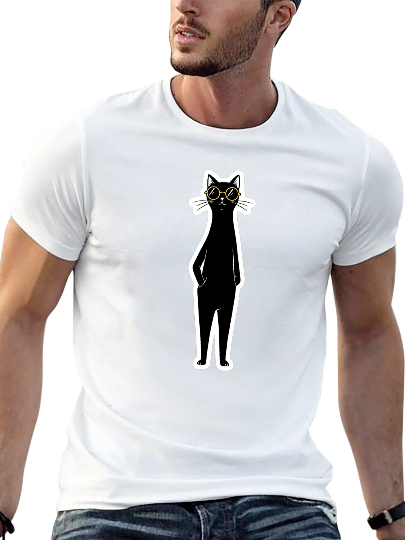 Cool Cat Black T-Shirt
