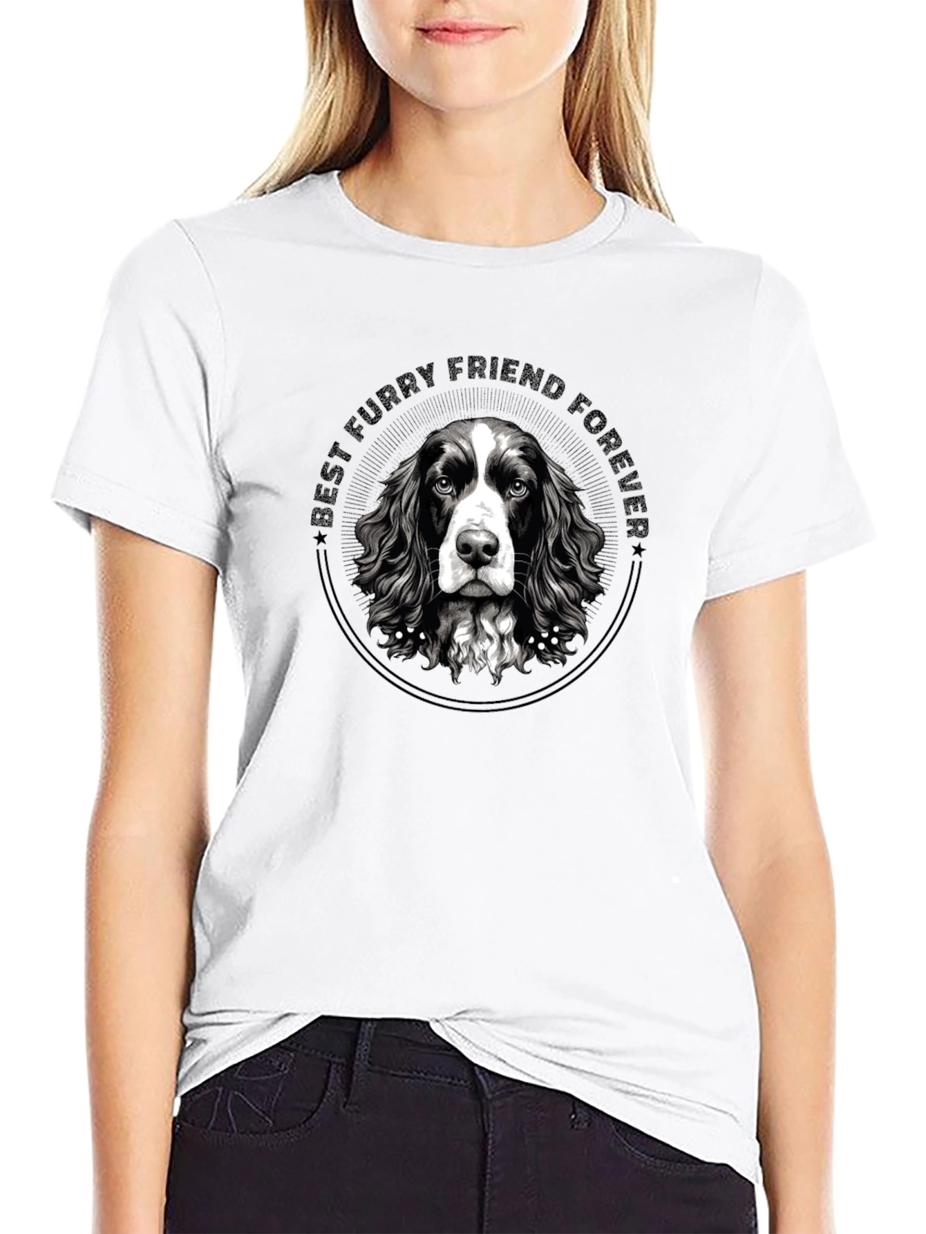 Best Furry Friend Forever Dog Graphic Tee
