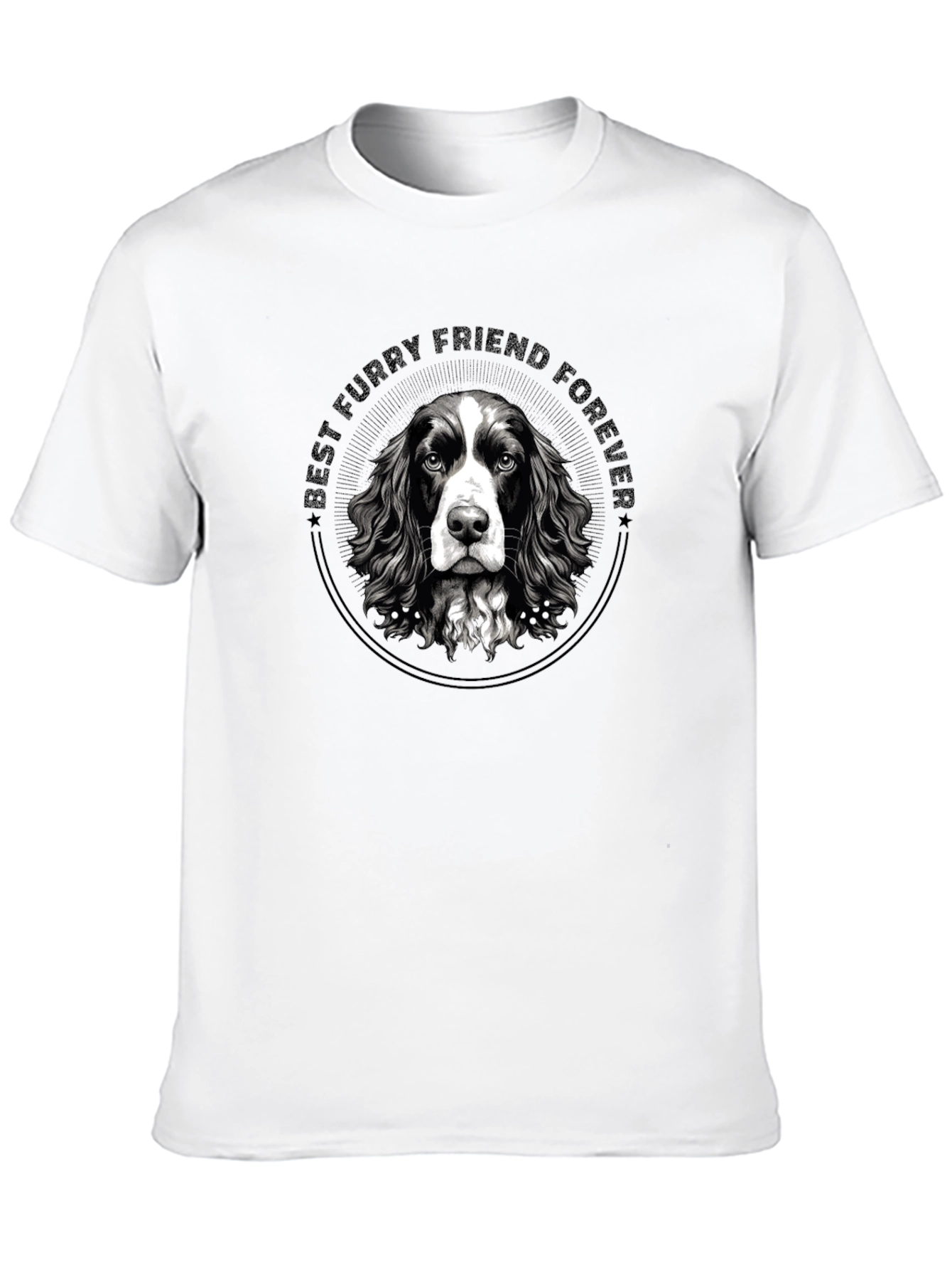 Best Furry Friend Forever Dog Graphic Tee