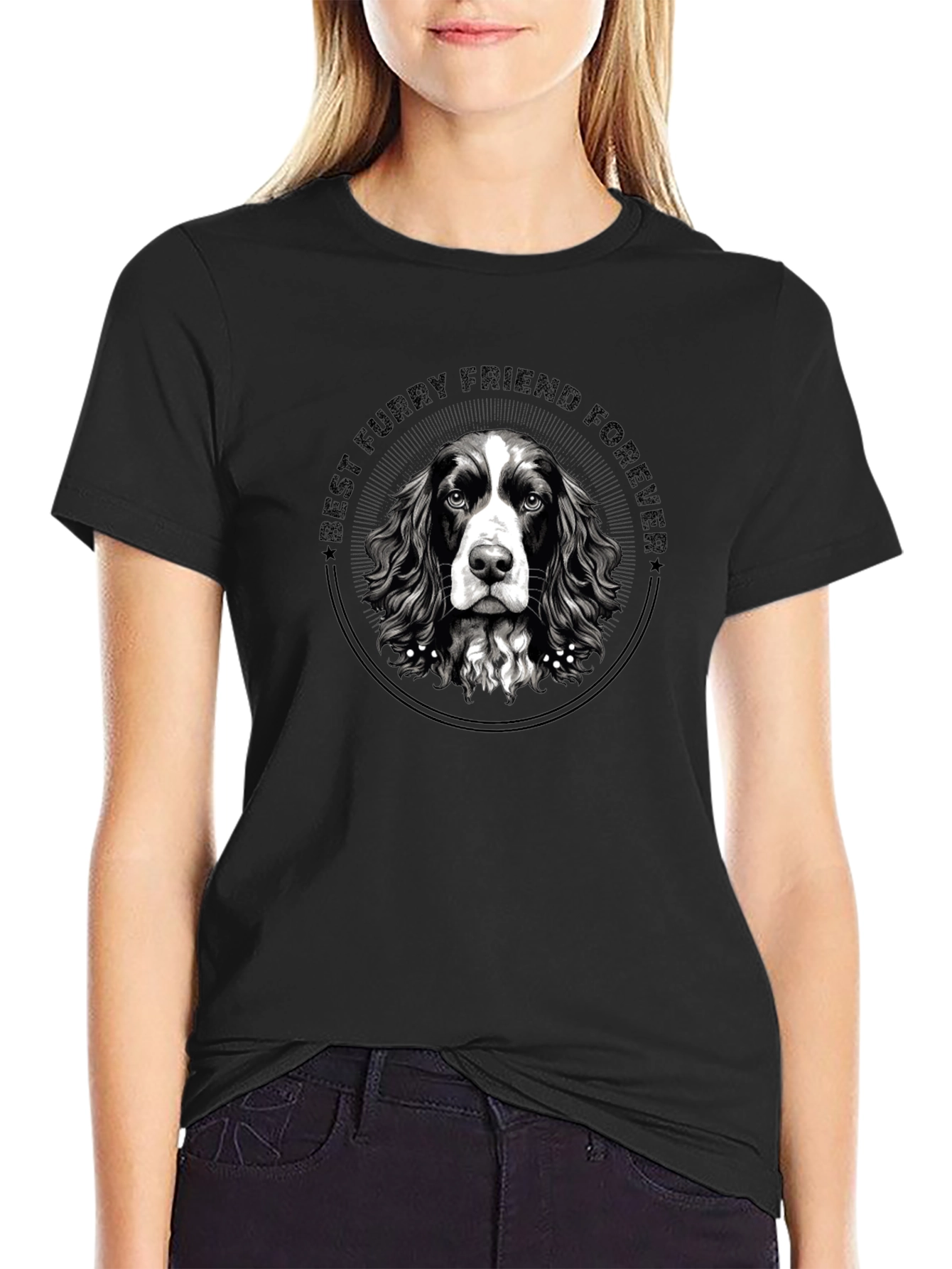 Best Furry Friend Forever Dog Graphic Tee