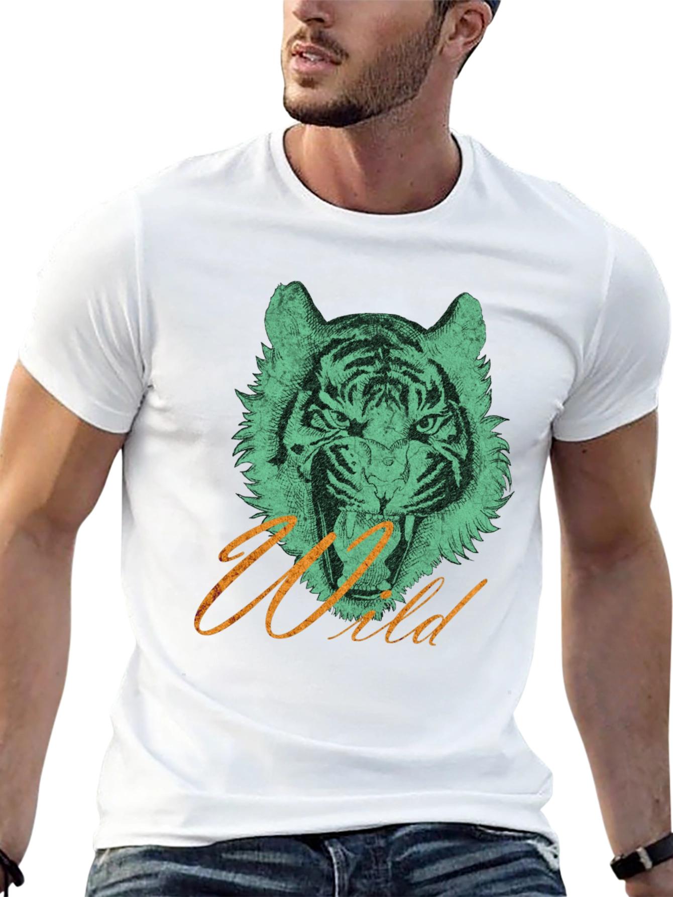 Wild Tiger Graphic Tee
