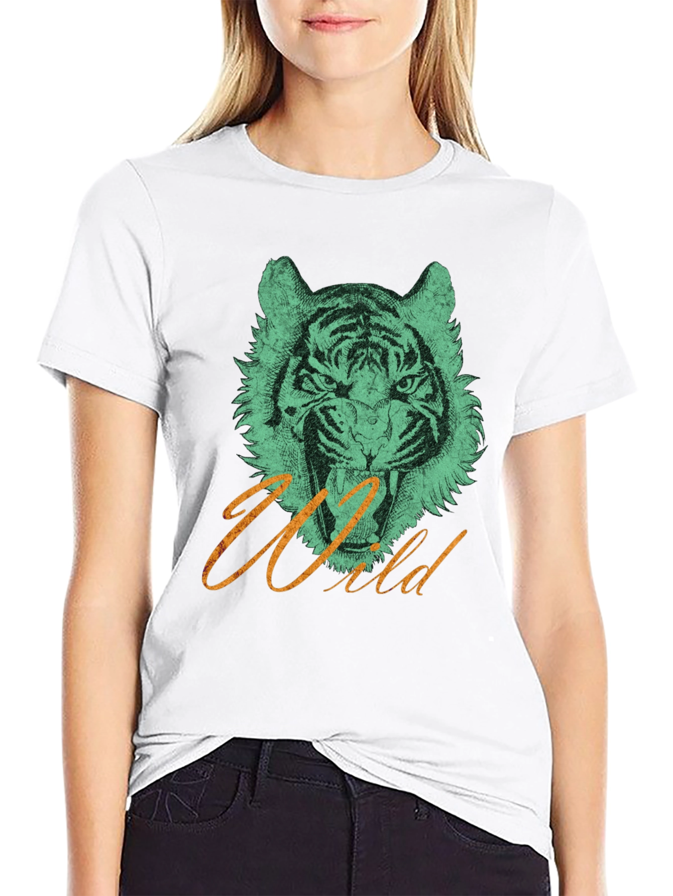 Wild Tiger Graphic Tee