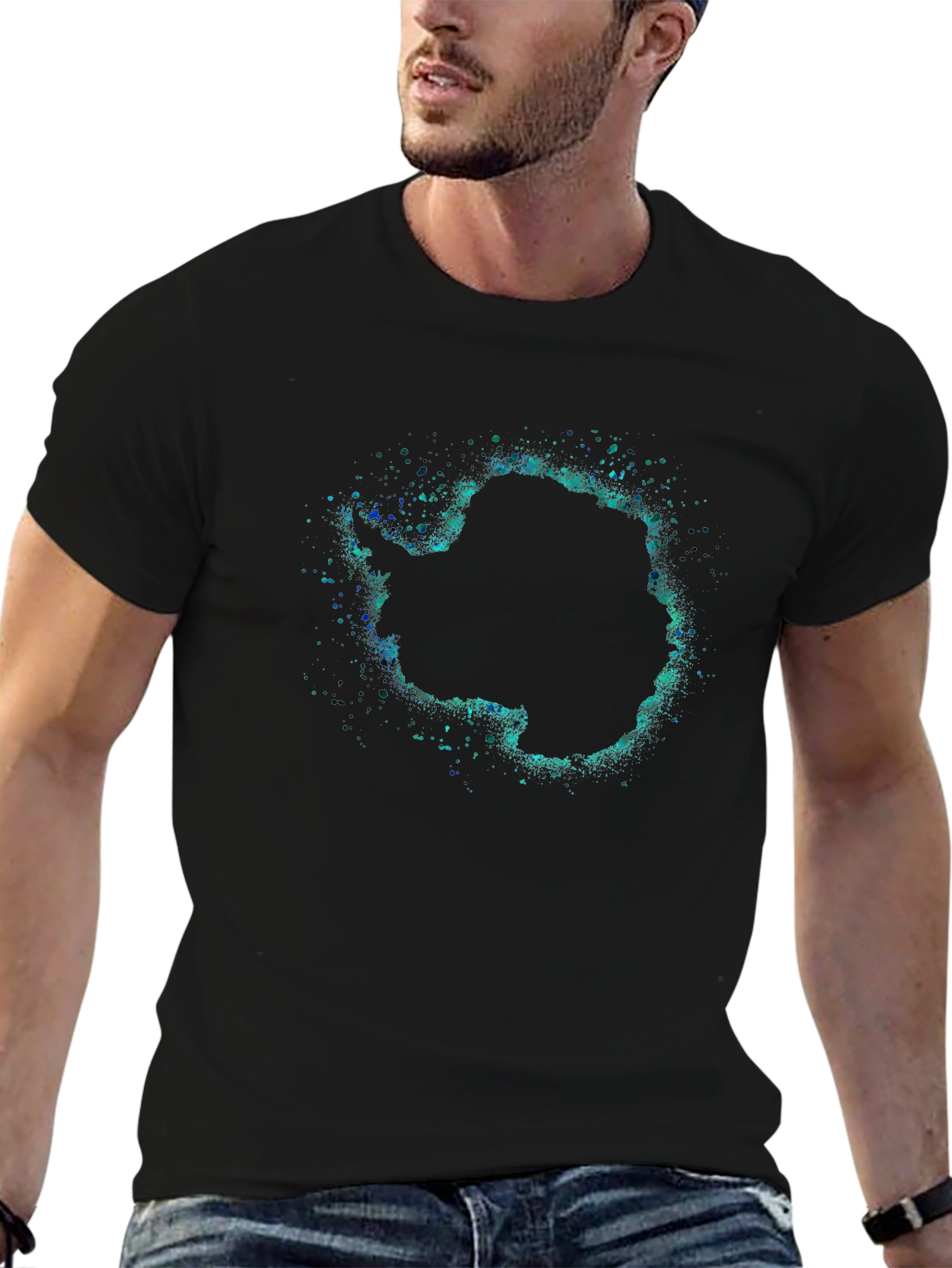 Antarctica Splash Graphic Tee