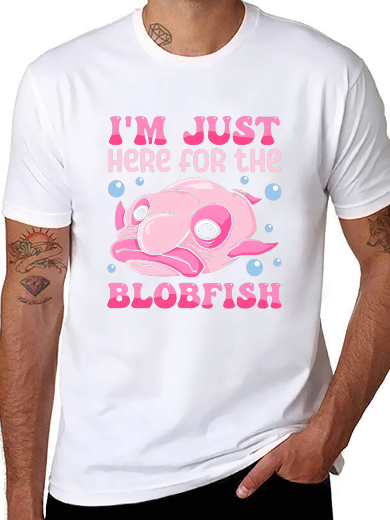 Im Just Here for the Blobfish T-Shirt
