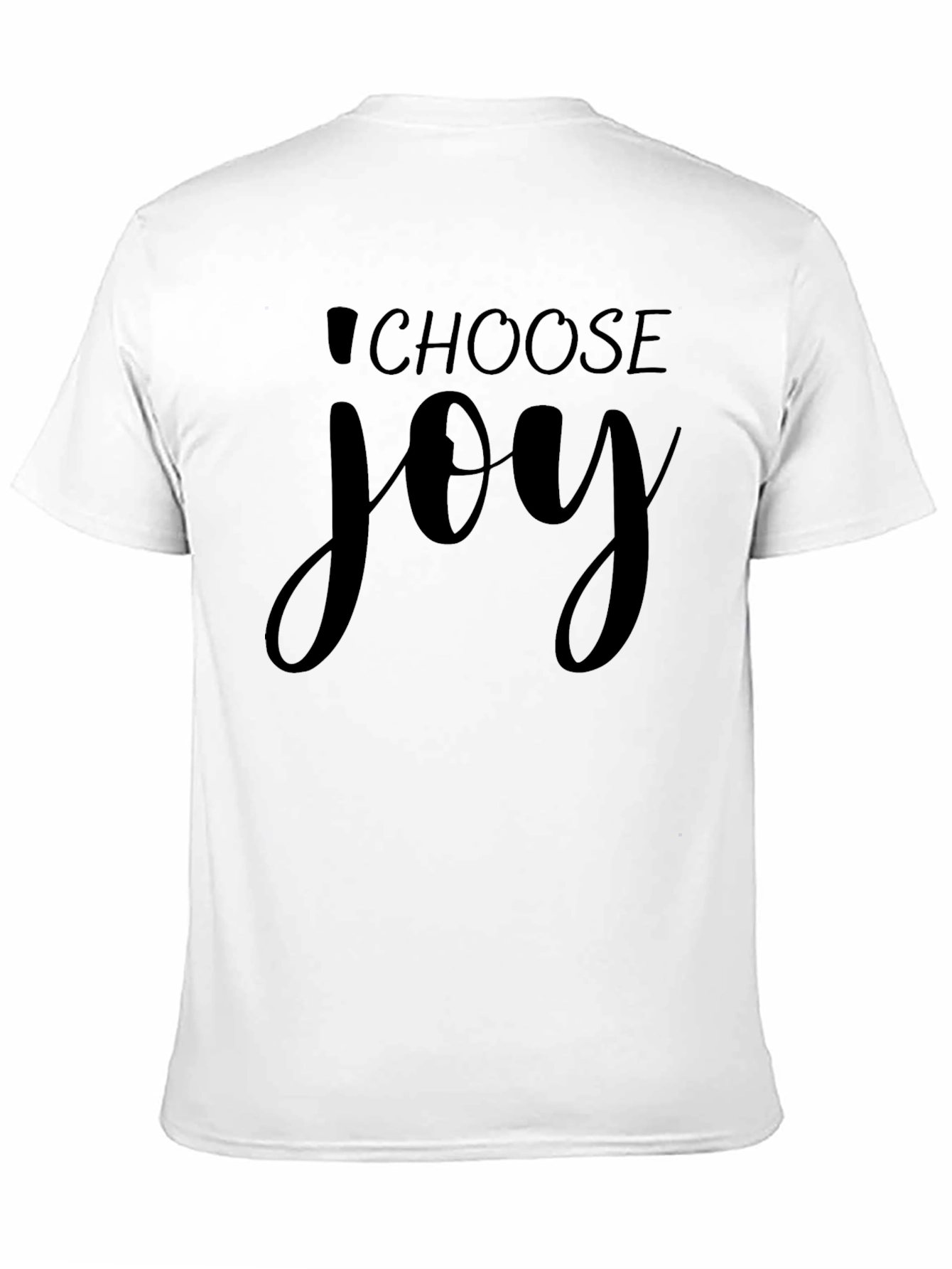 Choose Joy Black T-Shirt - Inspirational Message