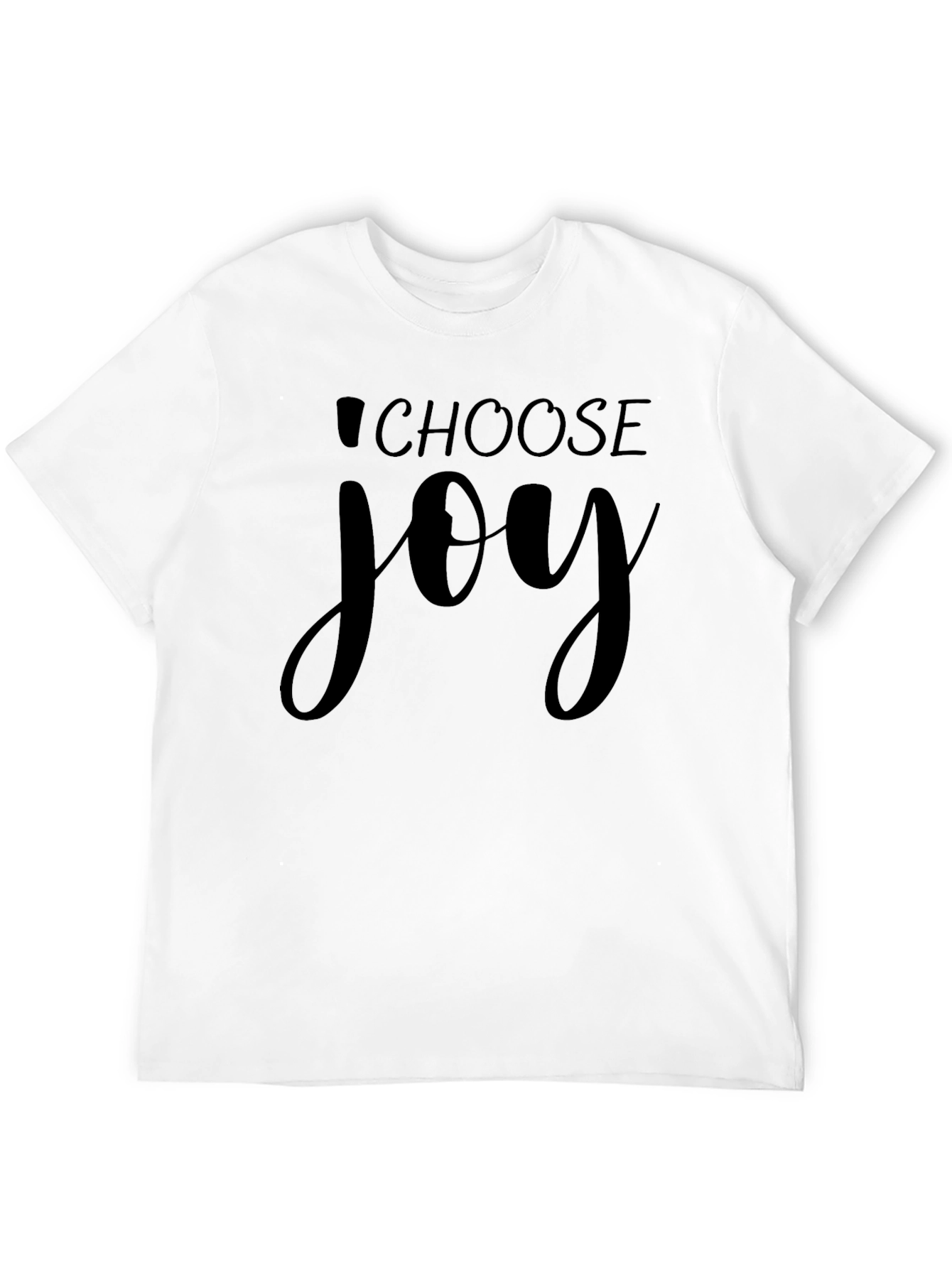 Choose Joy Black T-Shirt - Inspirational Message