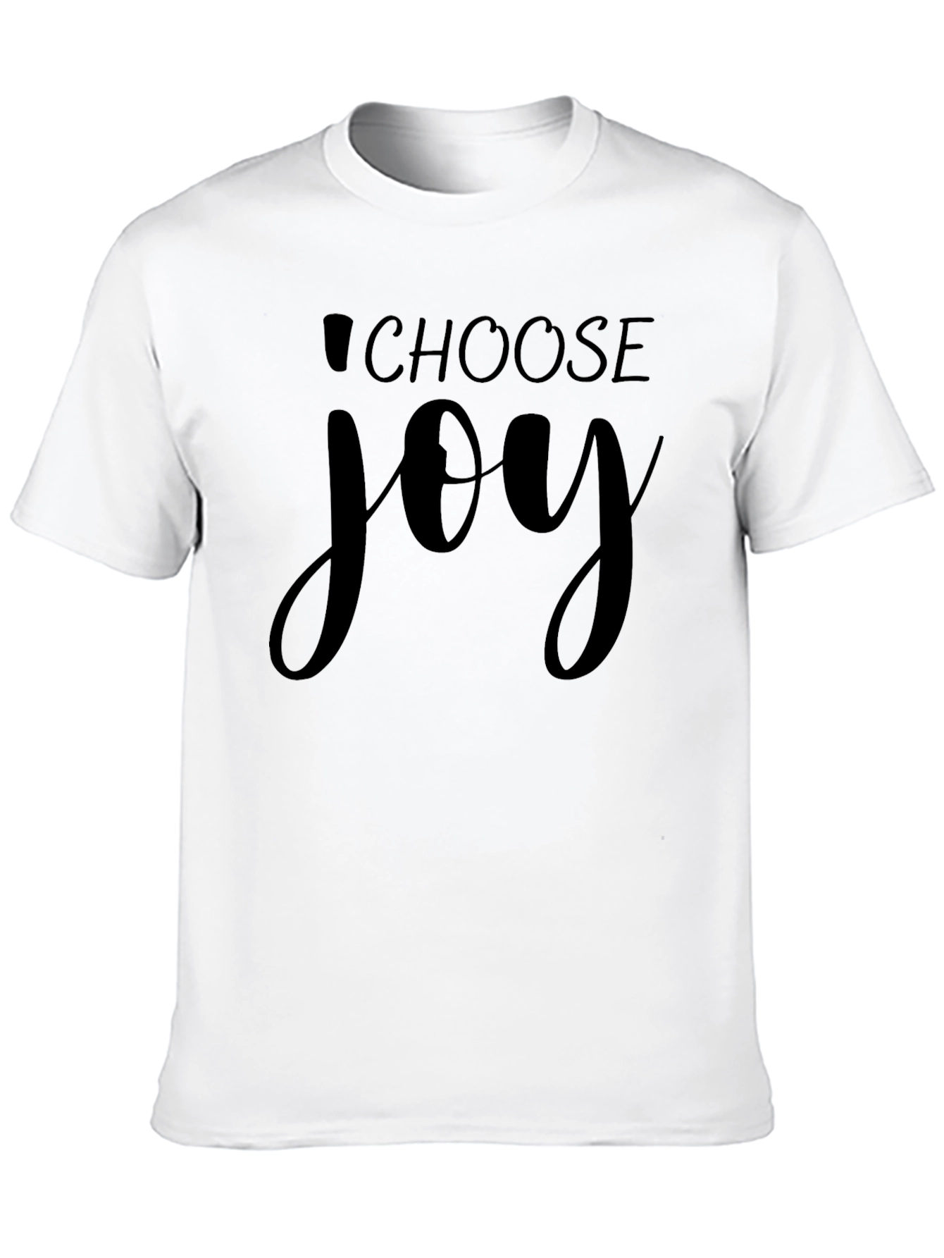 Choose Joy Black T-Shirt - Inspirational Message