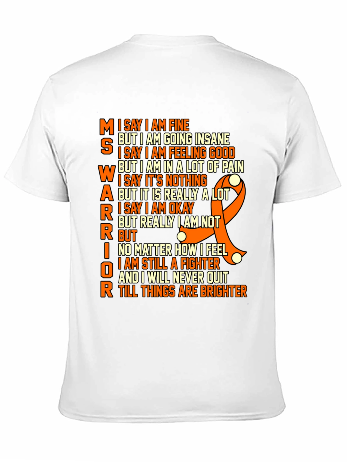 MS Warrior Awareness Graphic Tee