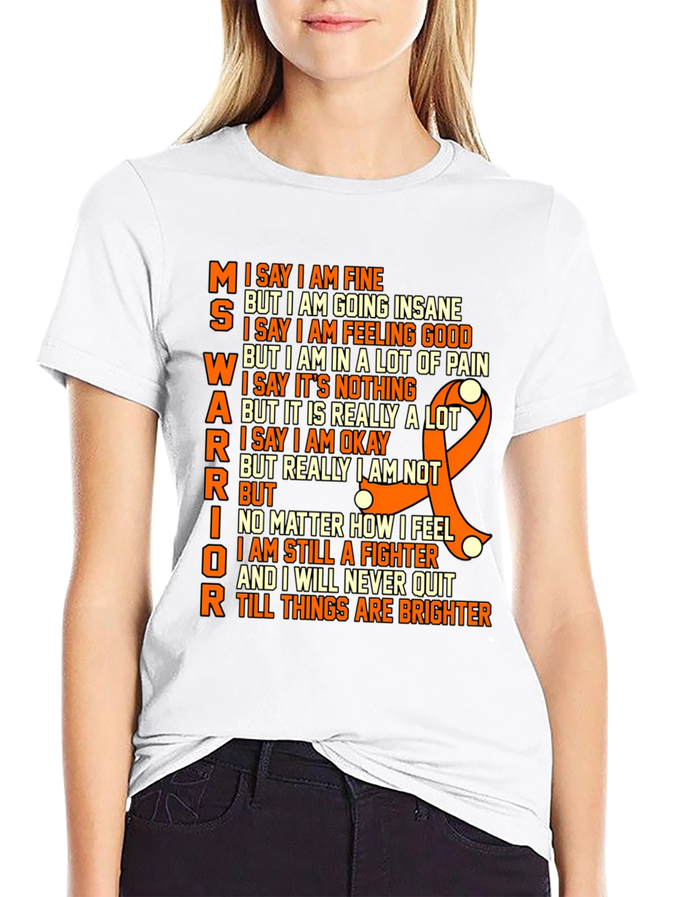 MS Warrior Awareness Graphic Tee