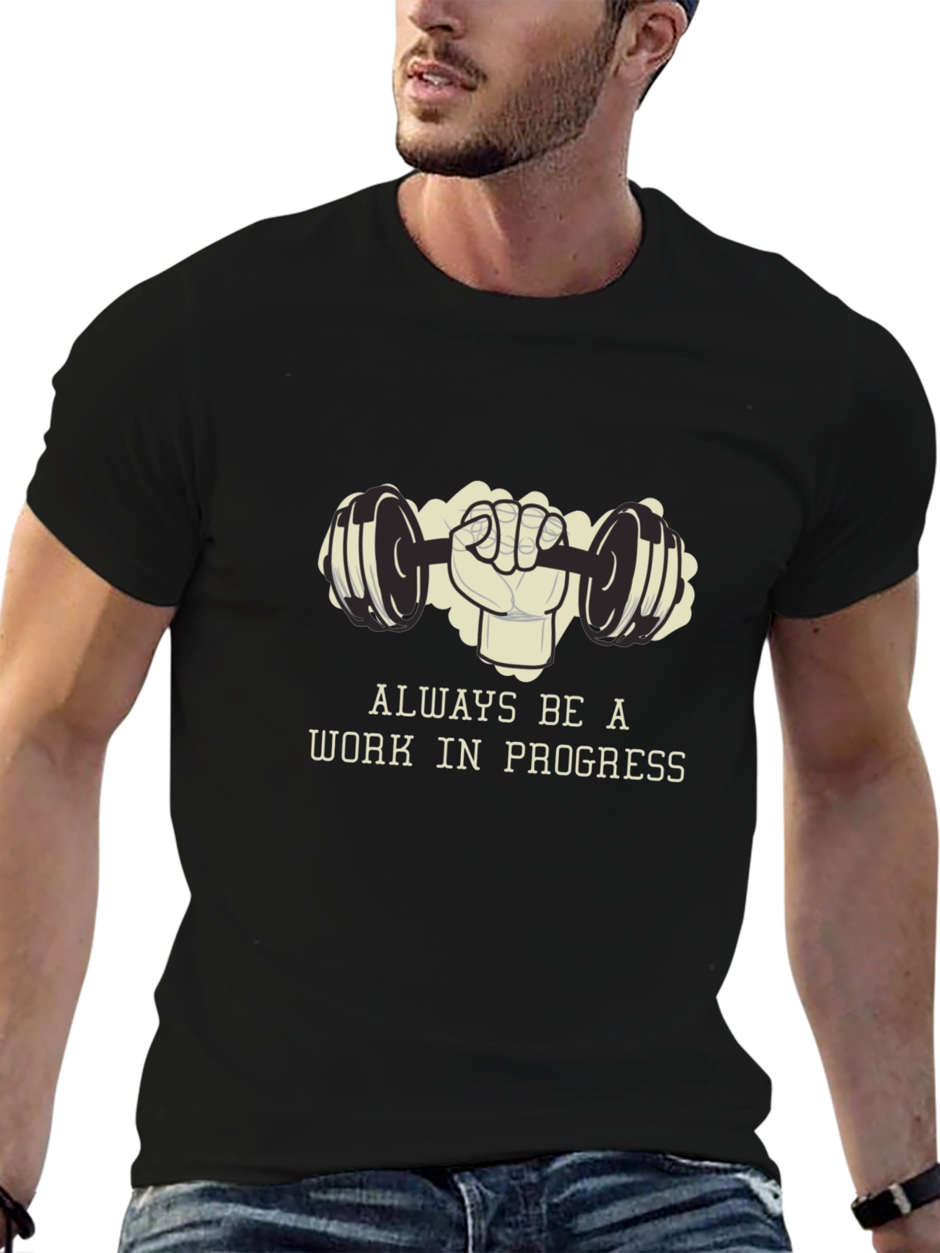 Workout Progress Tee: Always Be Improving