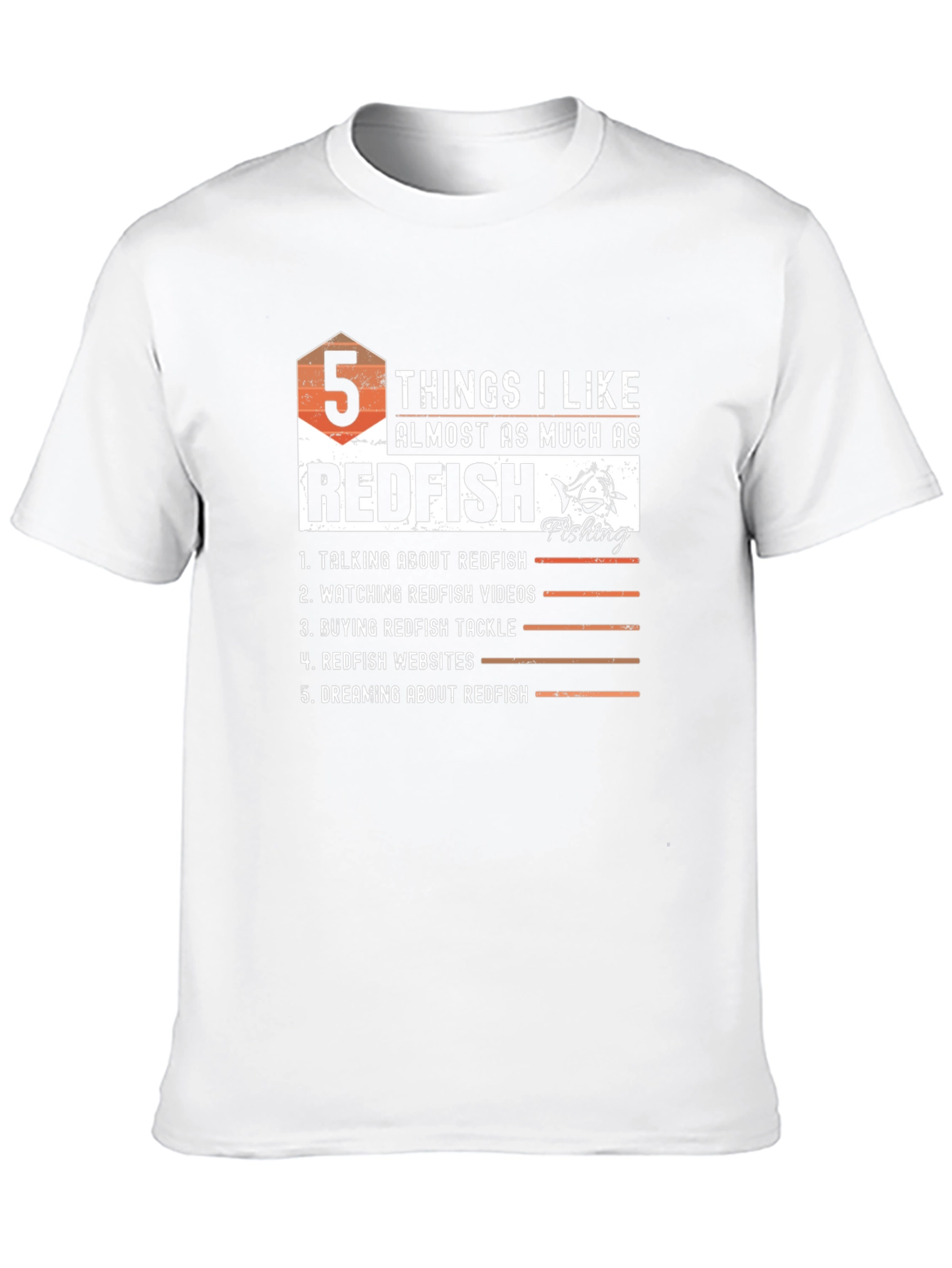 Redfish Lover T-Shirt - Fishing Enthusiast Tee