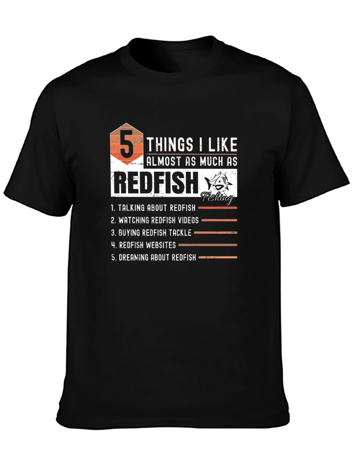 Redfish Lover T-Shirt - Fishing Enthusiast Tee