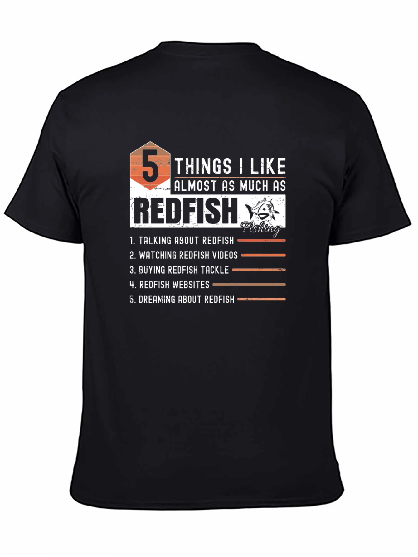Redfish Lover T-Shirt - Fishing Enthusiast Tee
