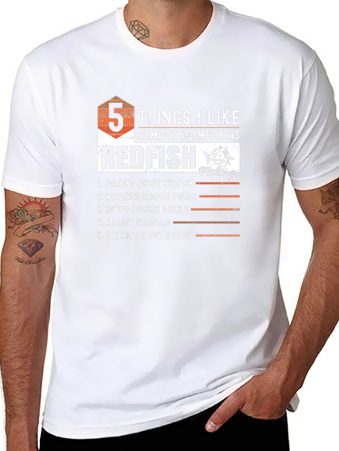 Redfish Lover T-Shirt - Fishing Enthusiast Tee