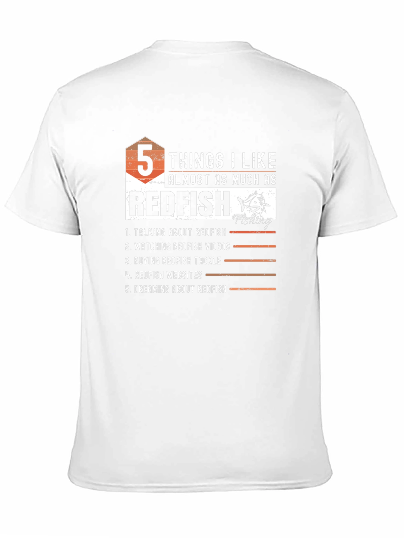 Redfish Lover T-Shirt - Fishing Enthusiast Tee