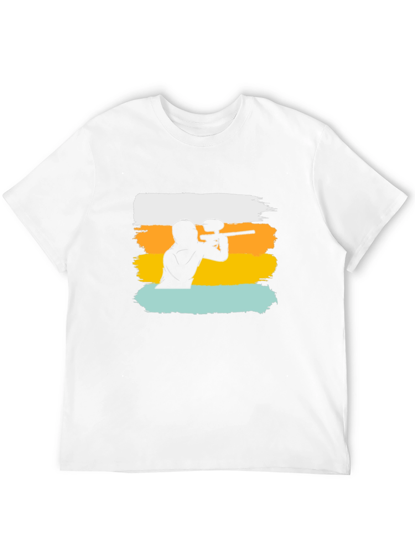 Paintball Player Graphic Tee - Cool Casual Shirt