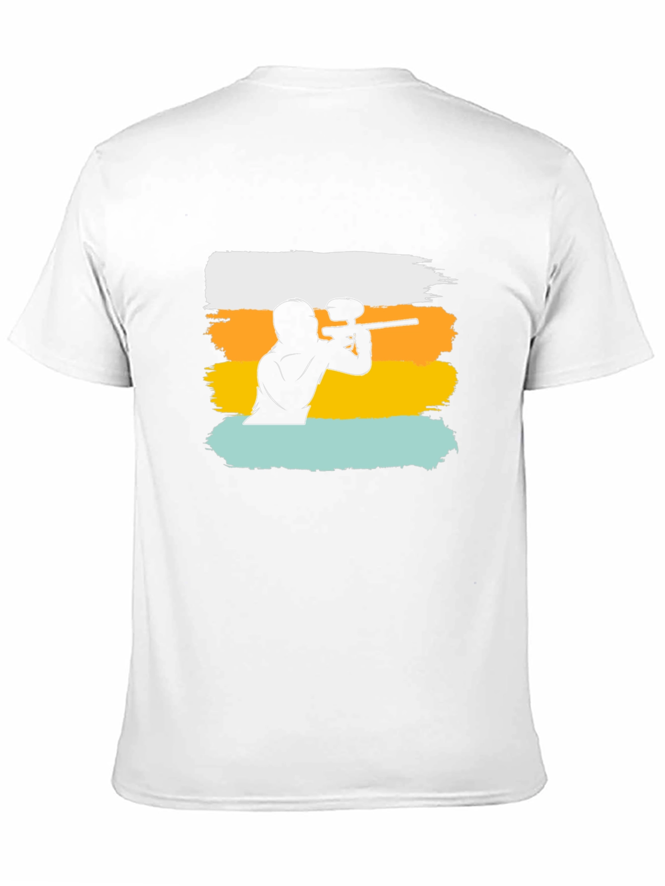Paintball Player Graphic Tee - Cool Casual Shirt