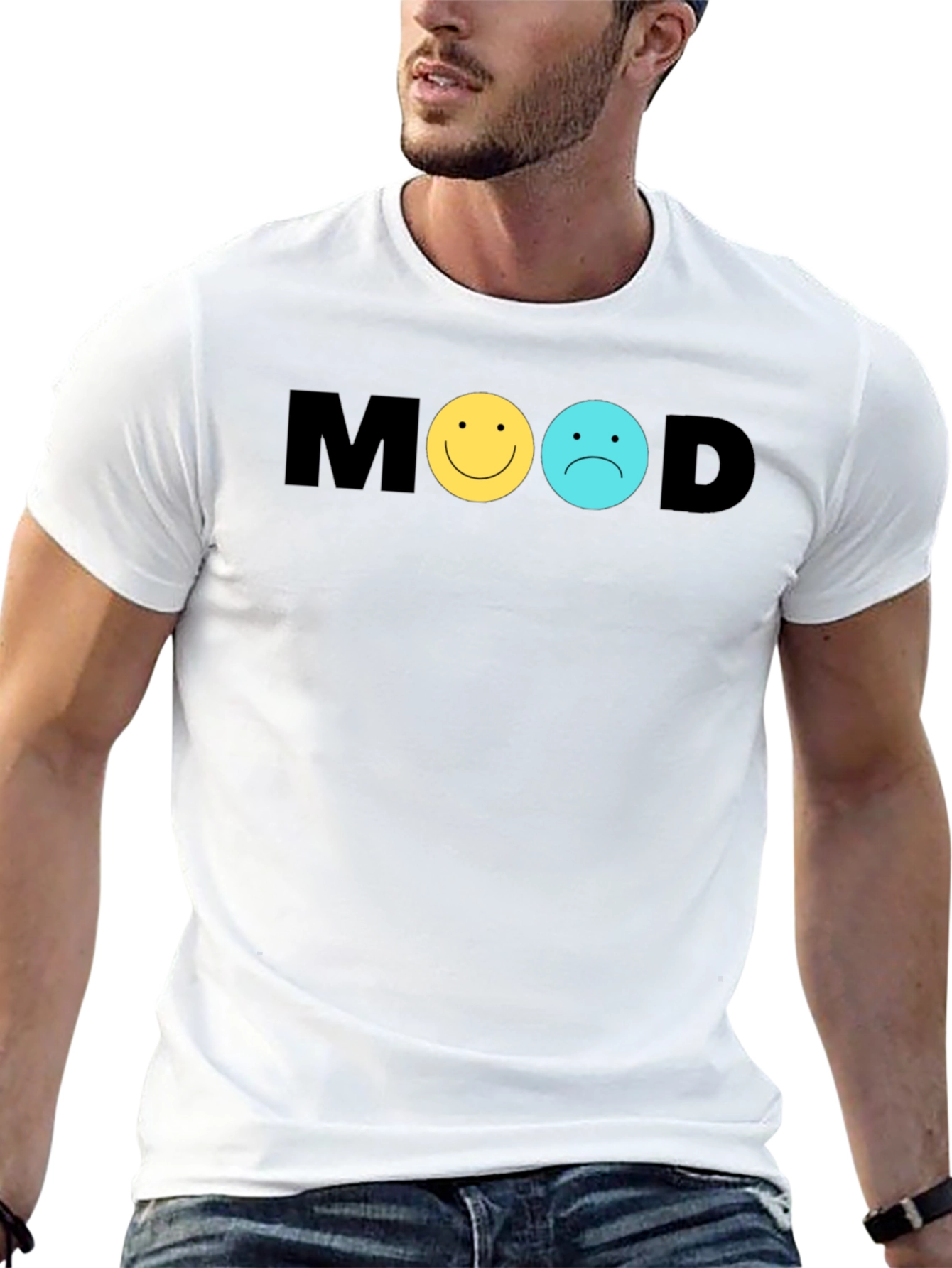 Mood Graphic Tee - Black Unisex T-Shirt